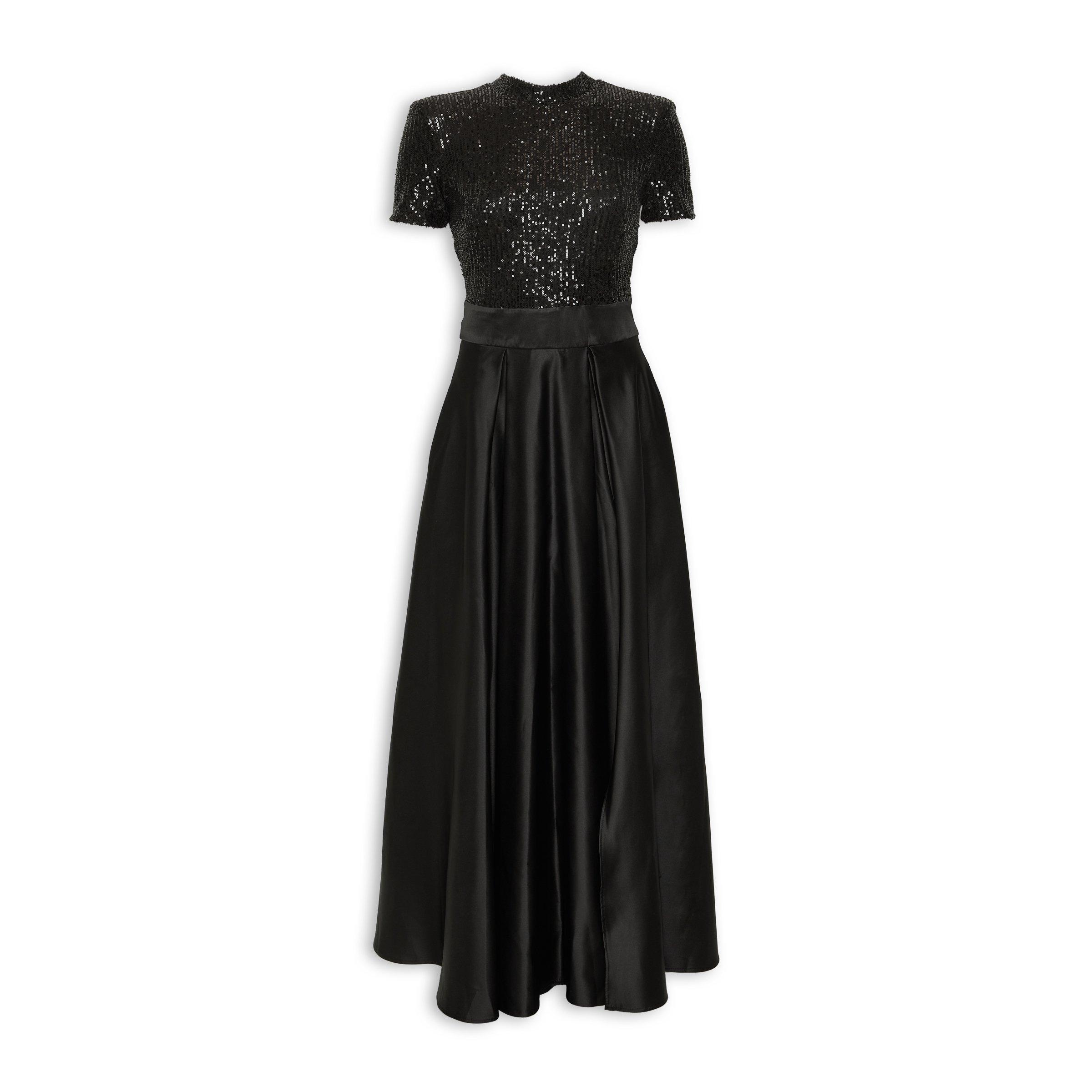 Black Satin Dress (3161408) | RSVP