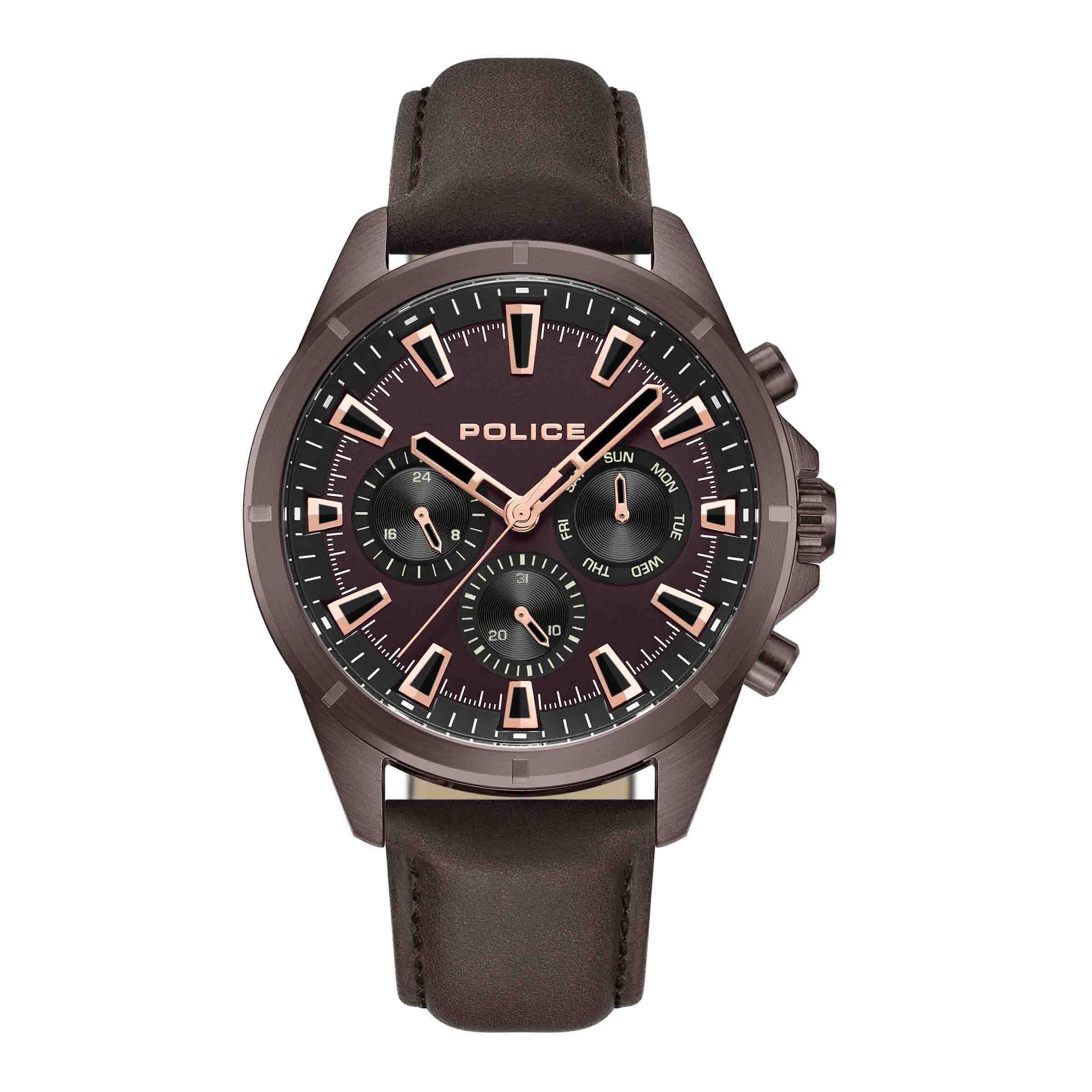 Brown Leather Malawi Watch