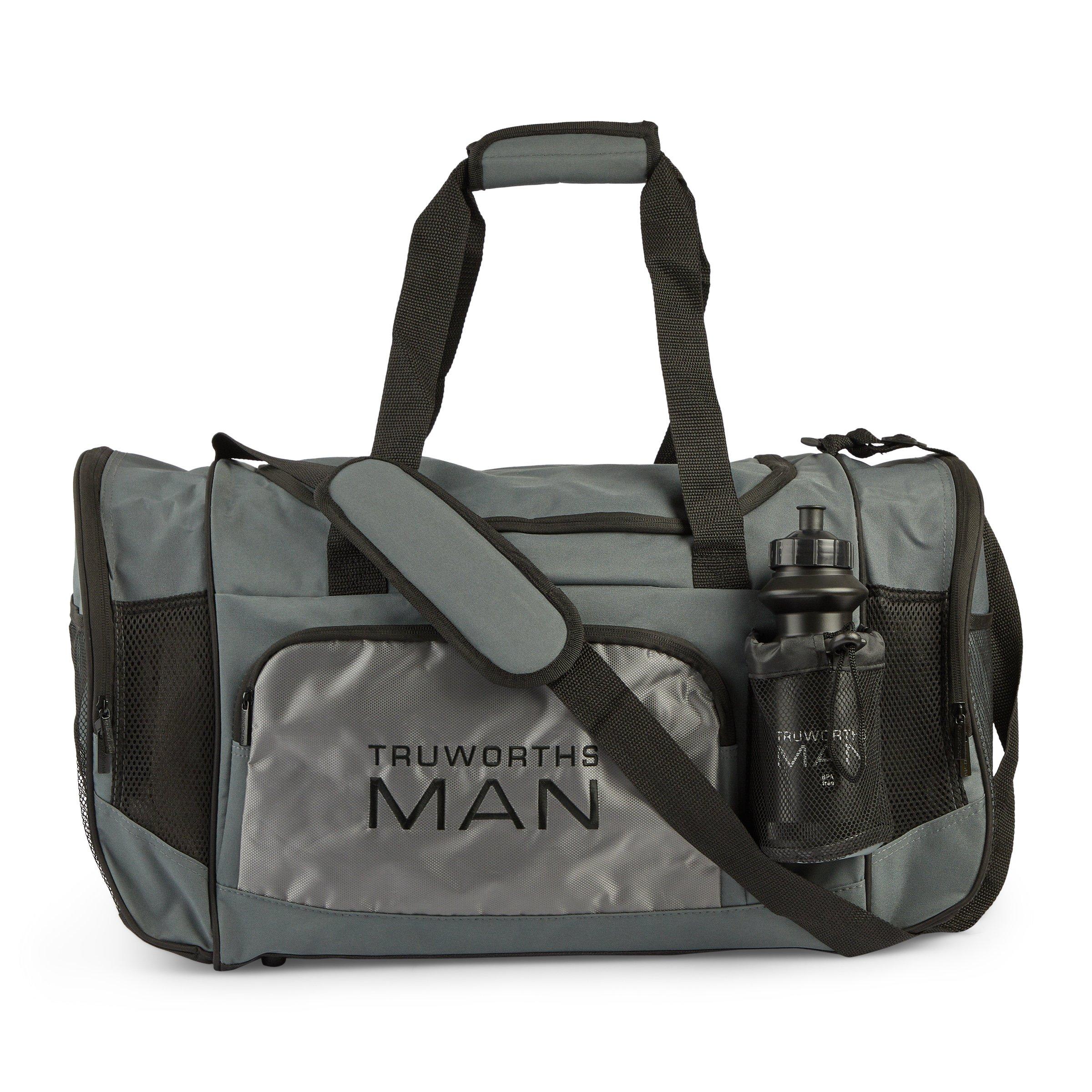 Grey Large Weekender Bag (3177156) Truworths Man