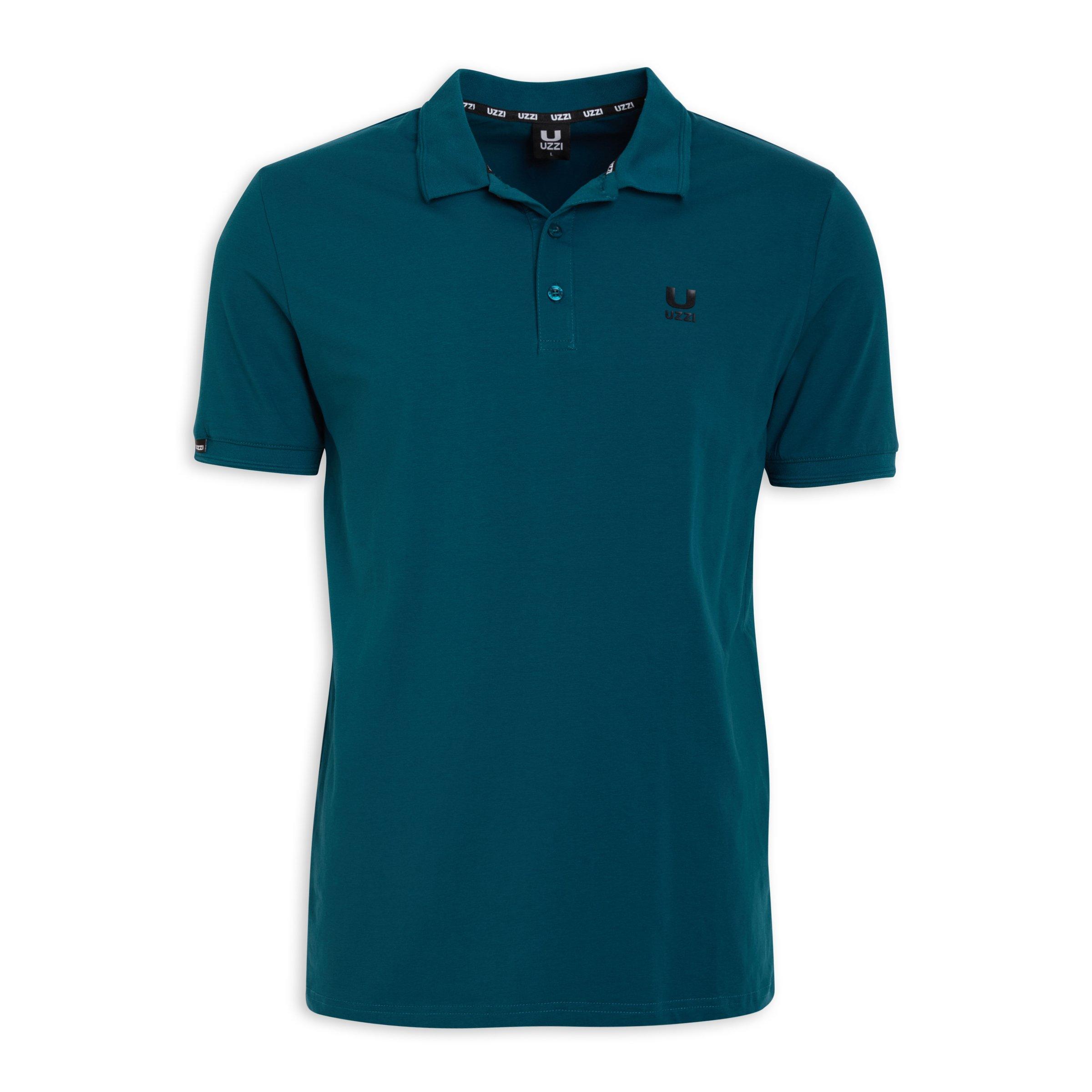 Teal Golfer Shirt (3177177) | UZZI