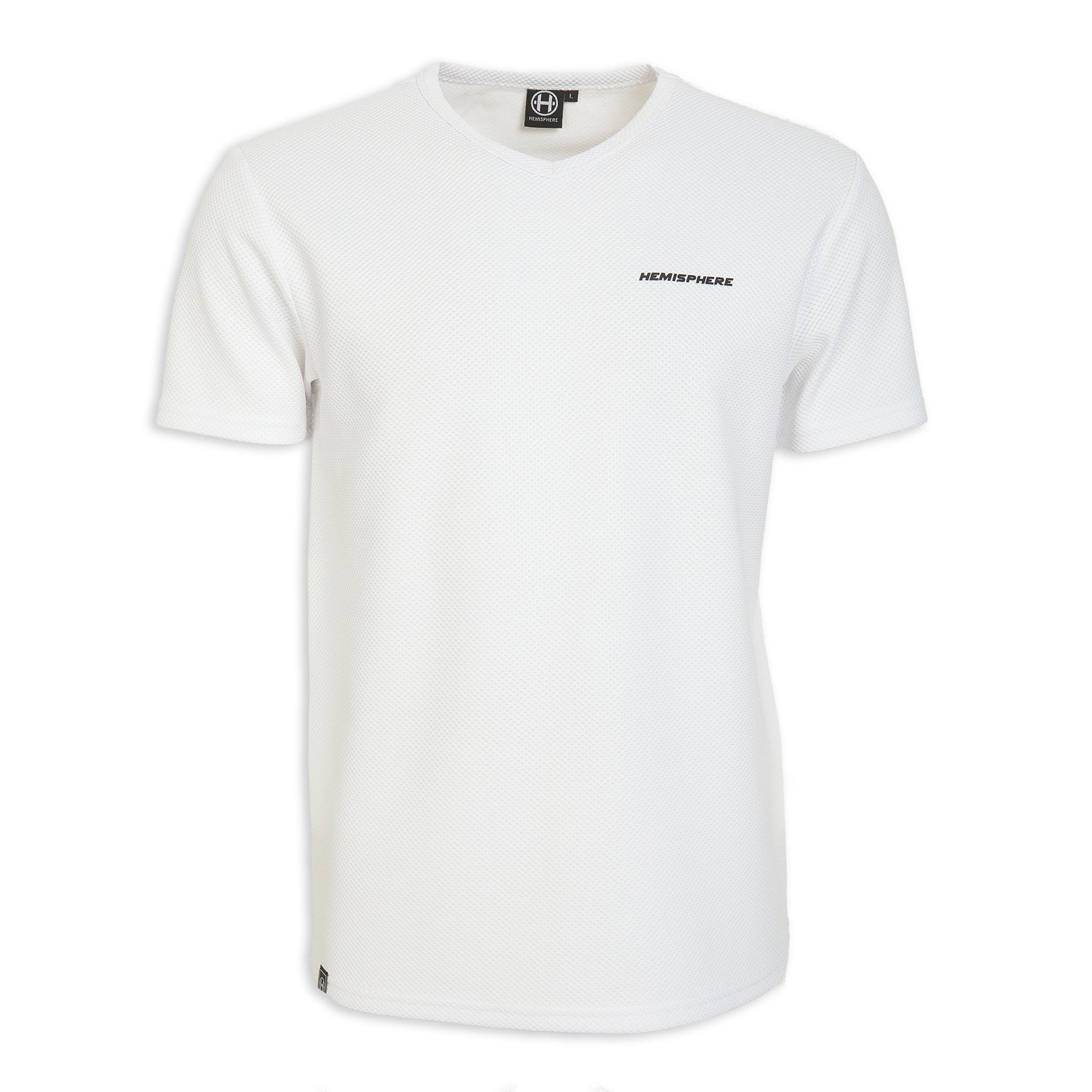 8114 White Crew Neck T-Shirt