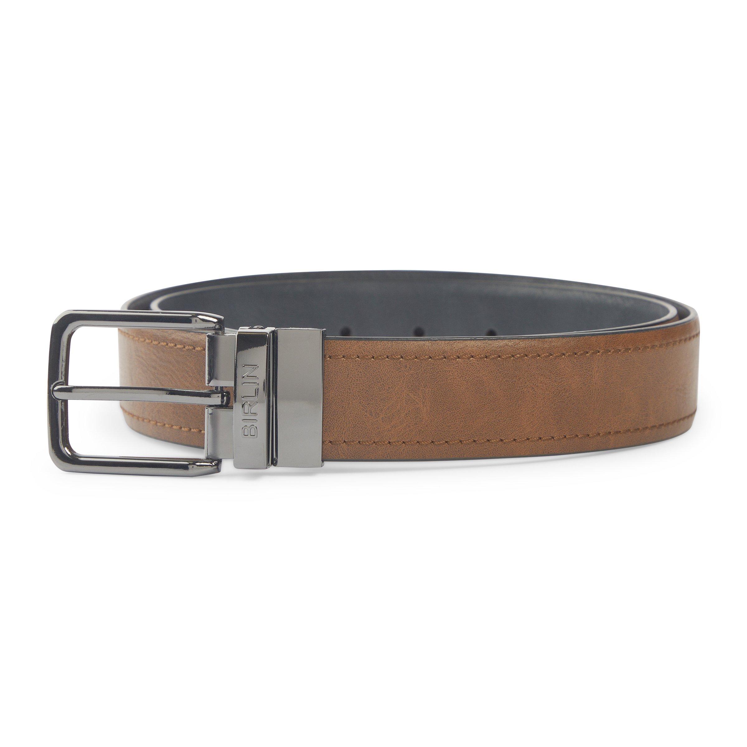 Tan & Navy Reversible Belt (3177666) | Birlin Mens Accessories