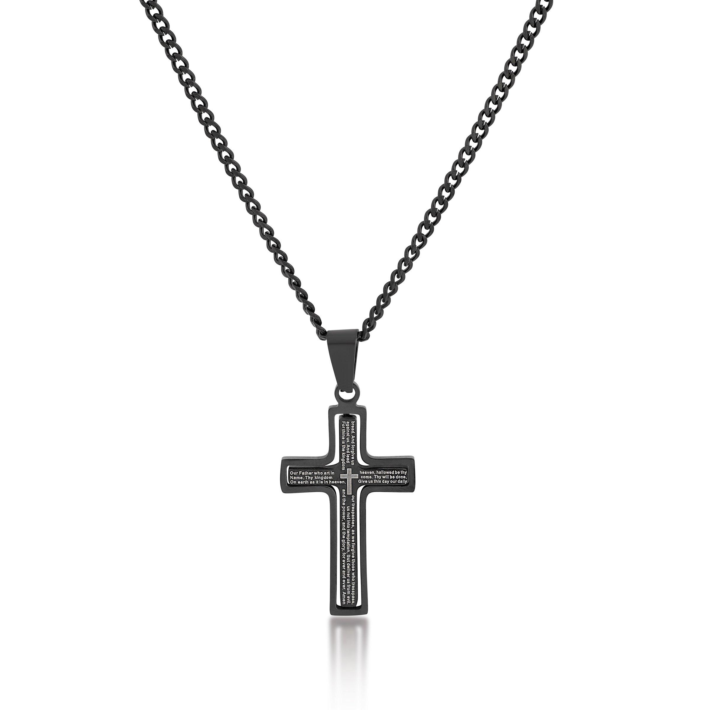 The Lord's Prayer Cross Pendant
