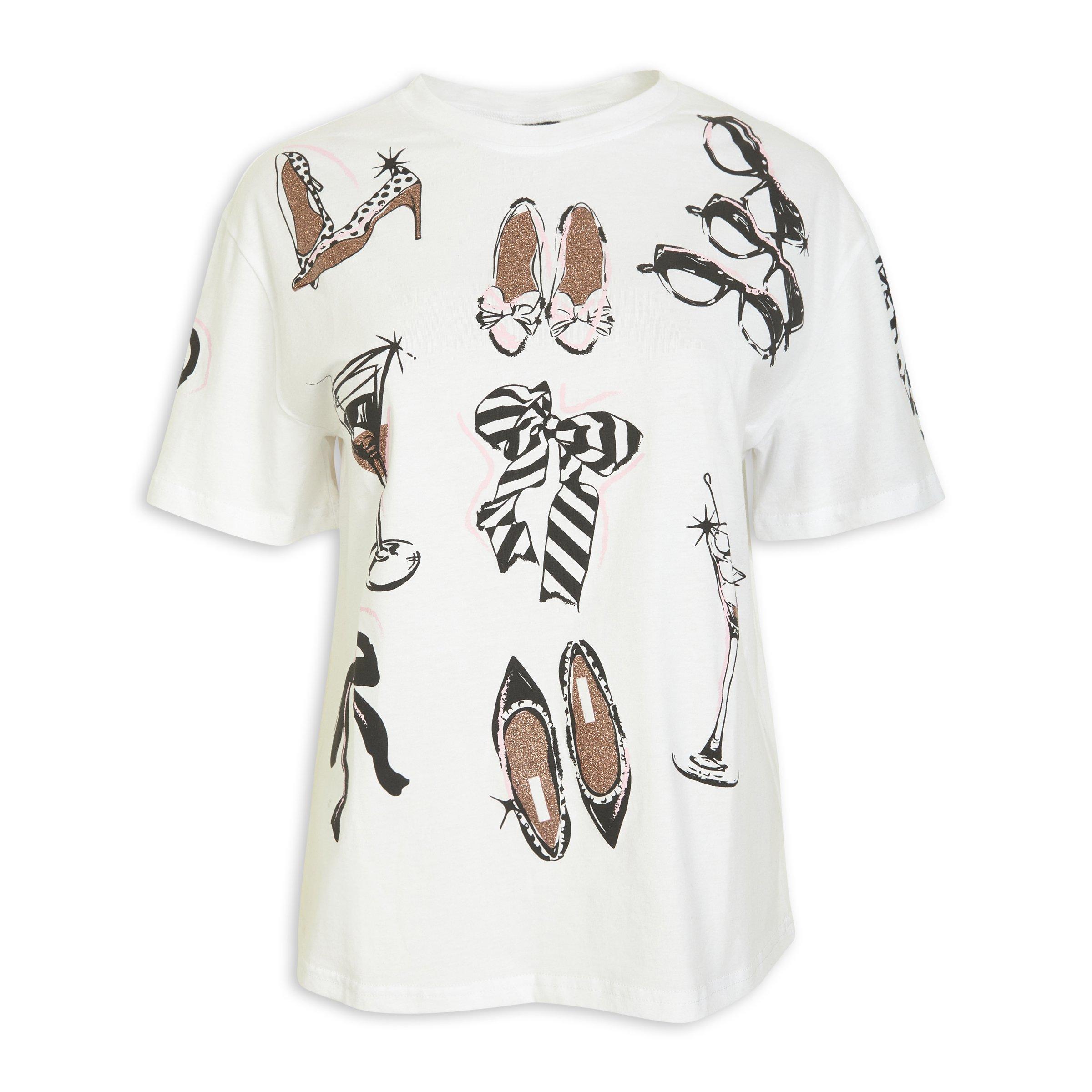 Choupette White Printed T-Shirt main image 1