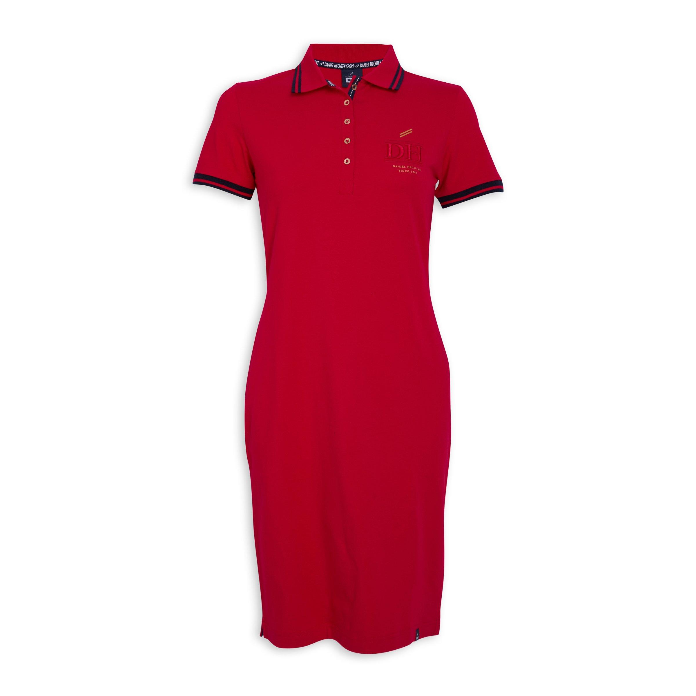 Red T-shirt Dress