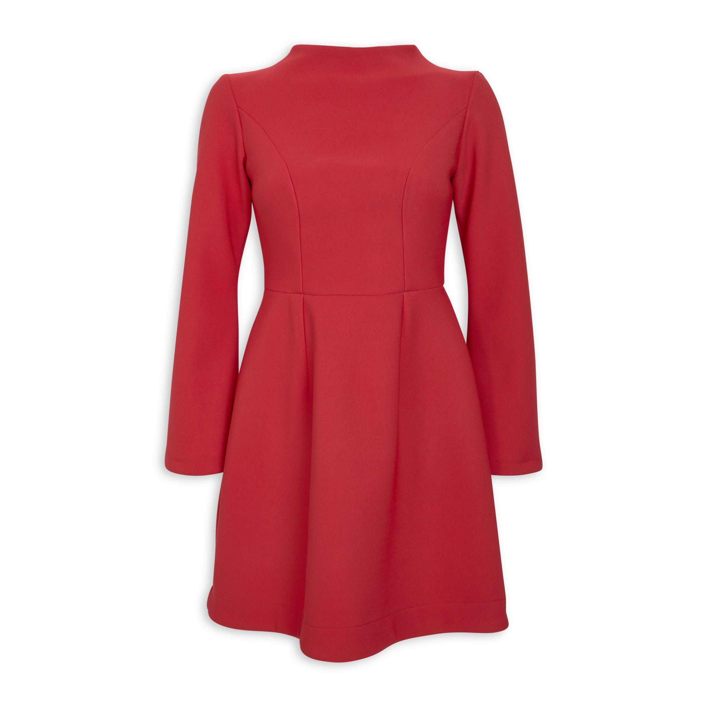 Red Fit And Flare Dress 3180131 Truworths