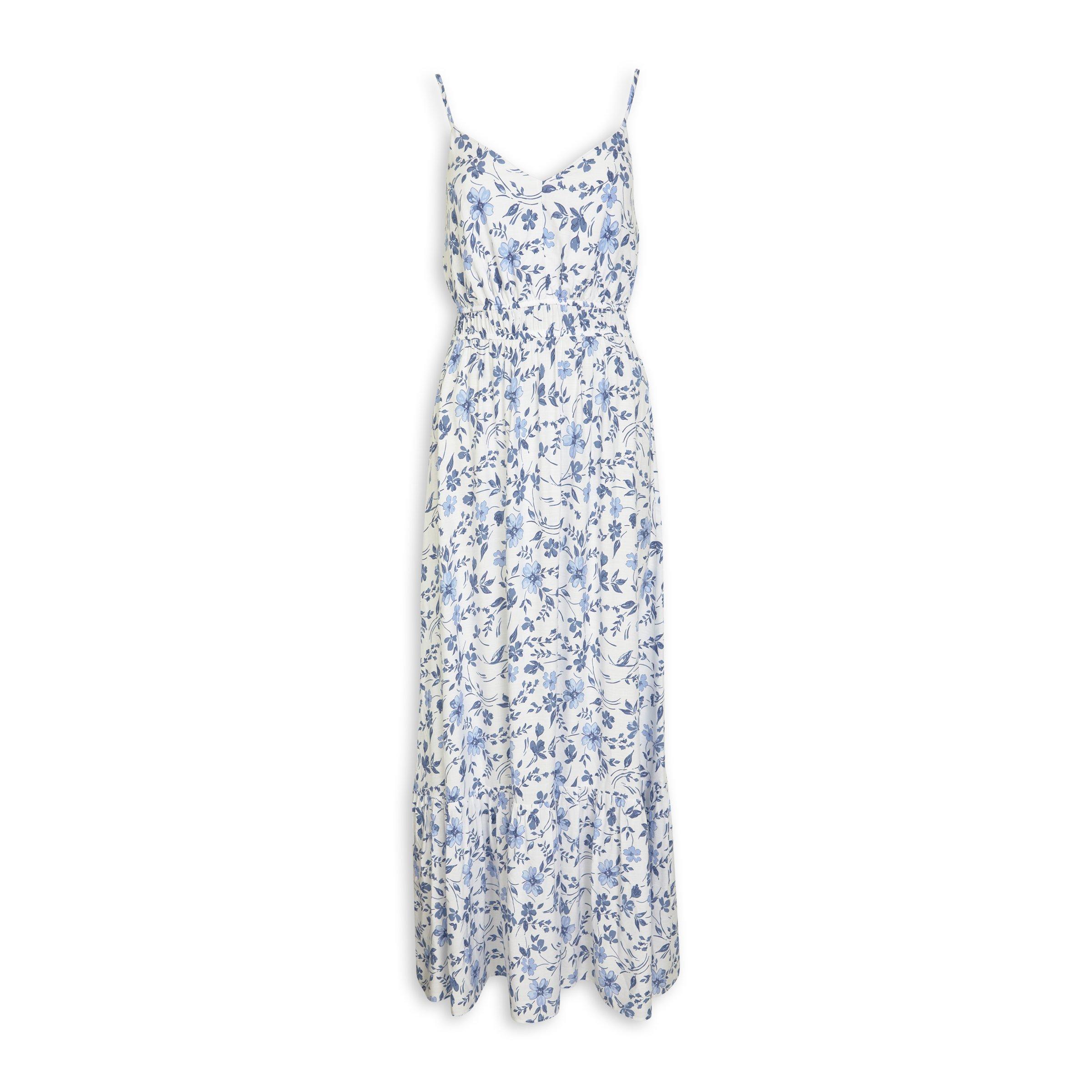 PHY-A0438 BLUE FLORAL DRESS main image 1