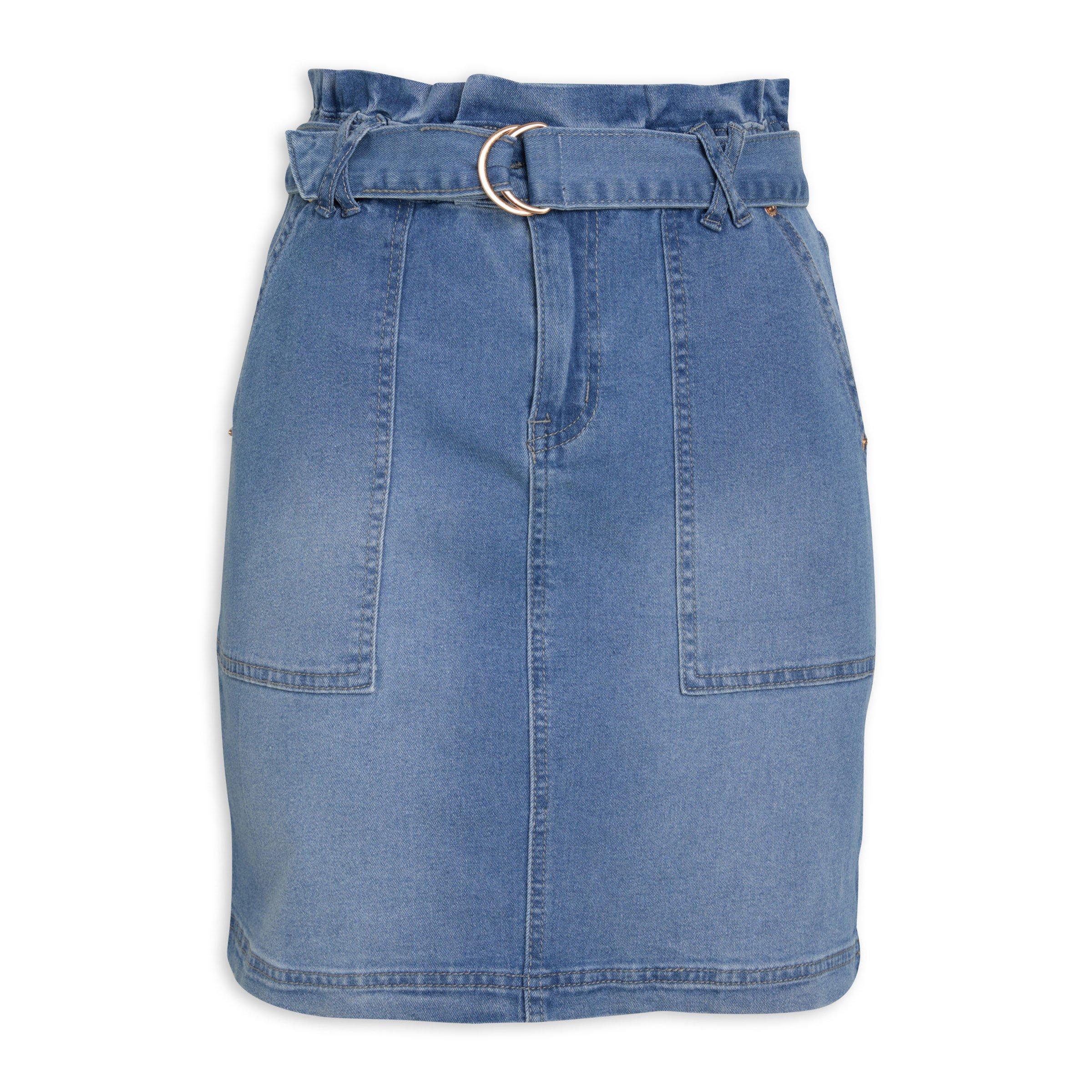 Isaac Denim Skirt - Blue main image 0