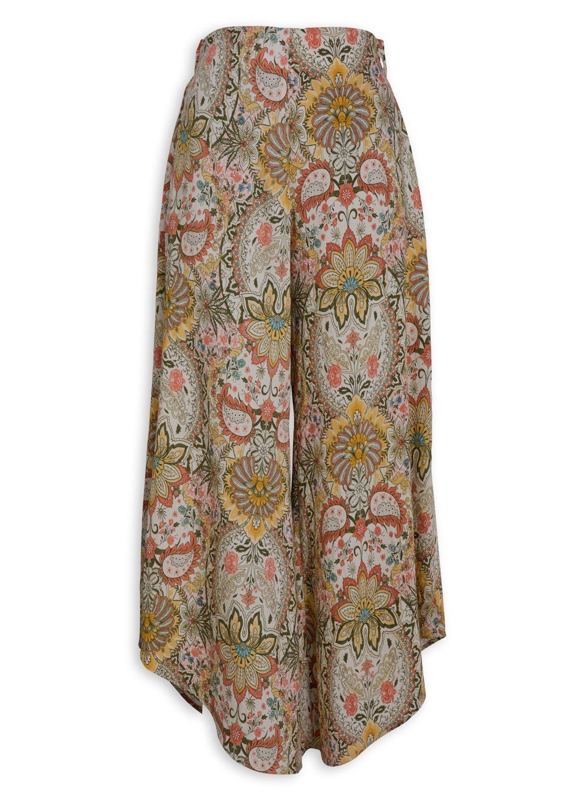 Paisley Print Straight-Leg Pants main image 0