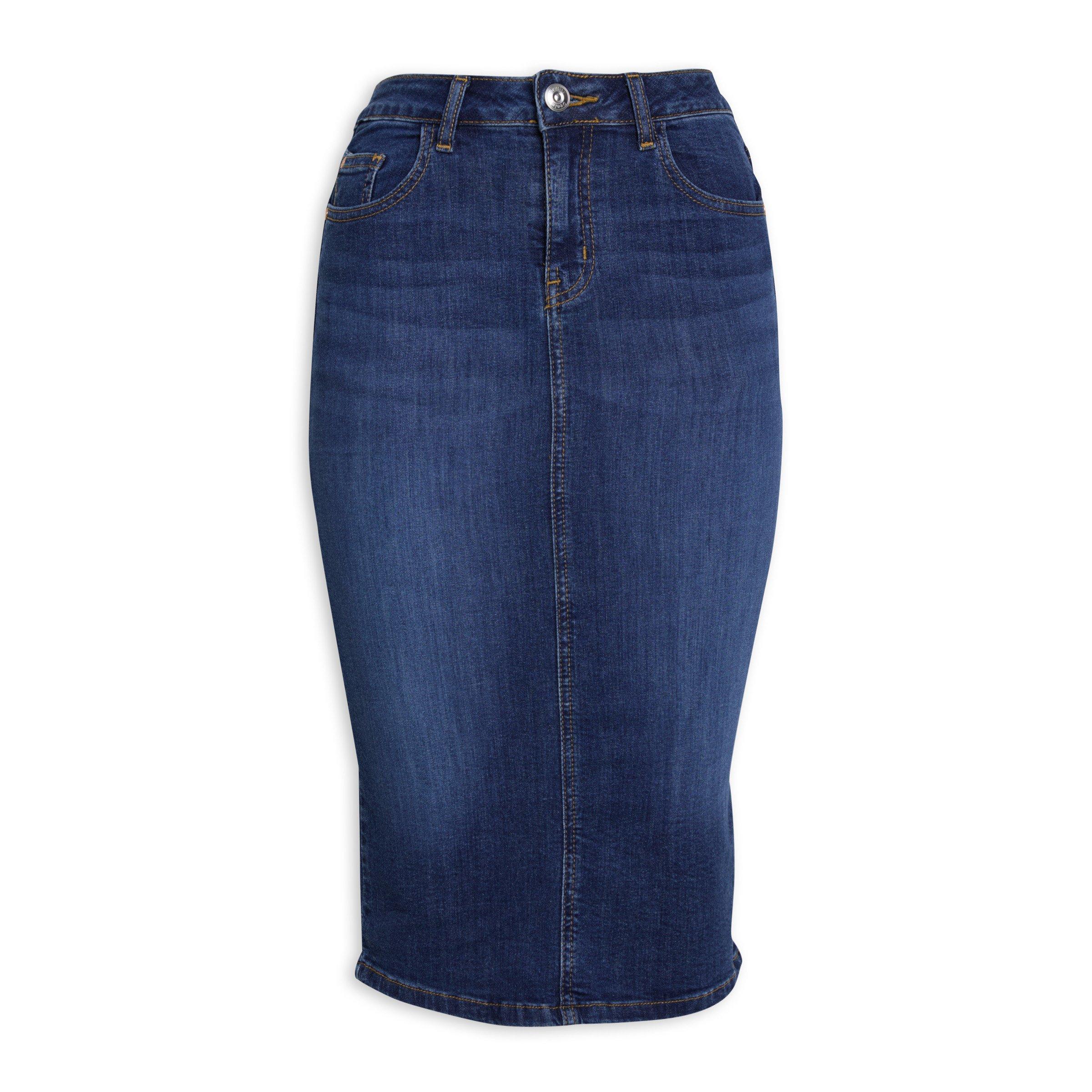 Isaac Denim Skirt - Blue main image 1