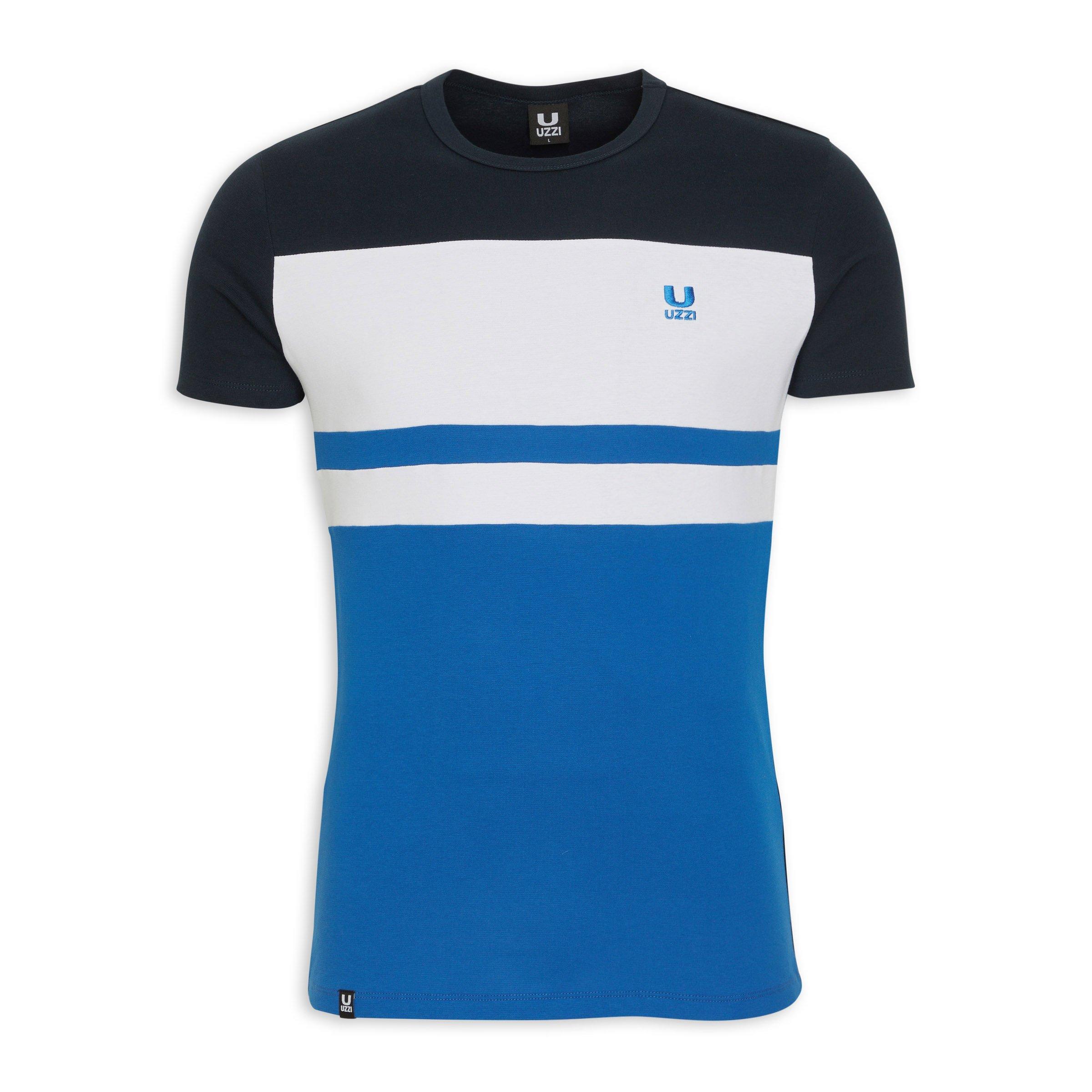 2610186 Blue Crew Neck T-Shirt