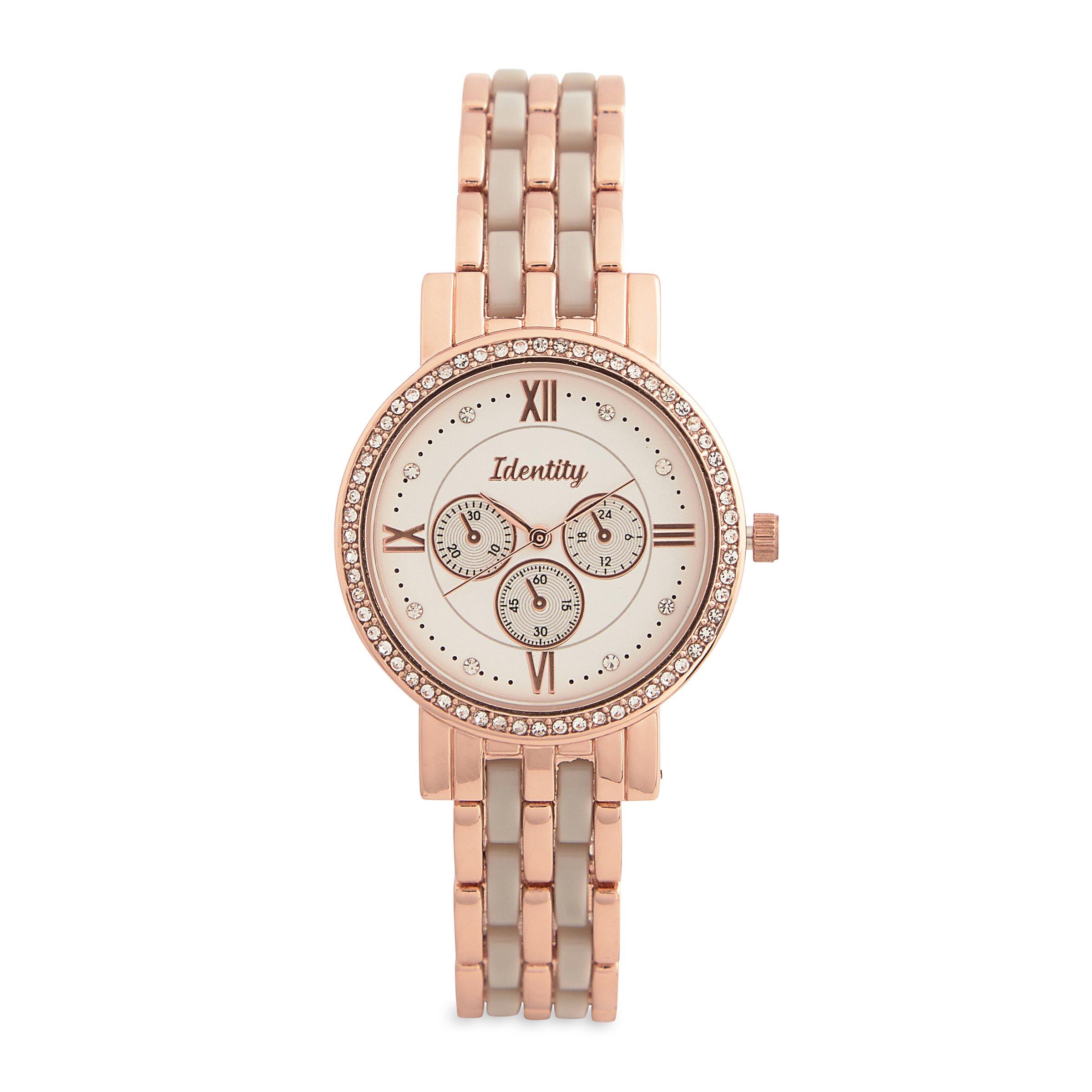 Rose Gold Chainlink Watch (3182813) | Identity