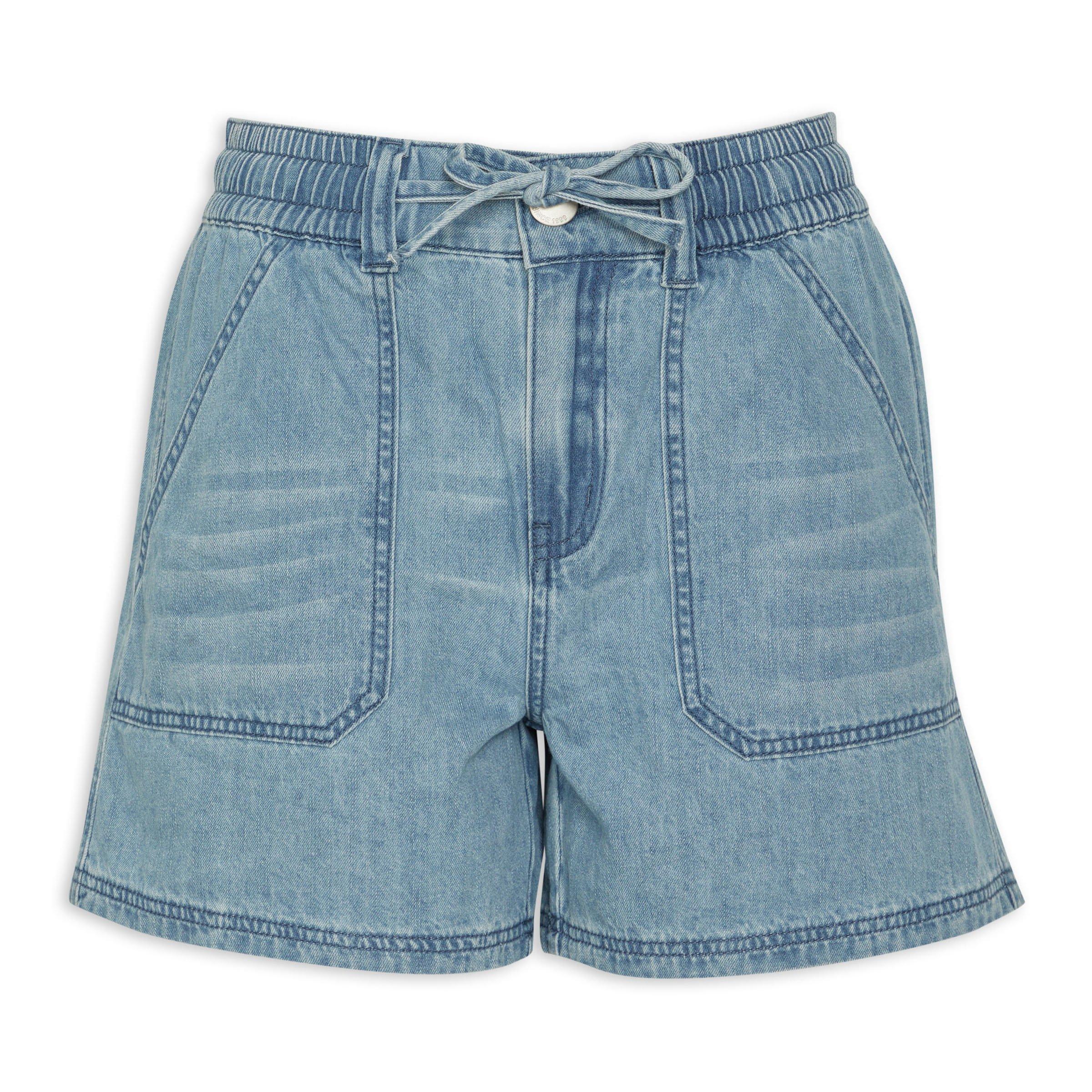 Indigo Mid Wash Denim Short (3182899) | Identity