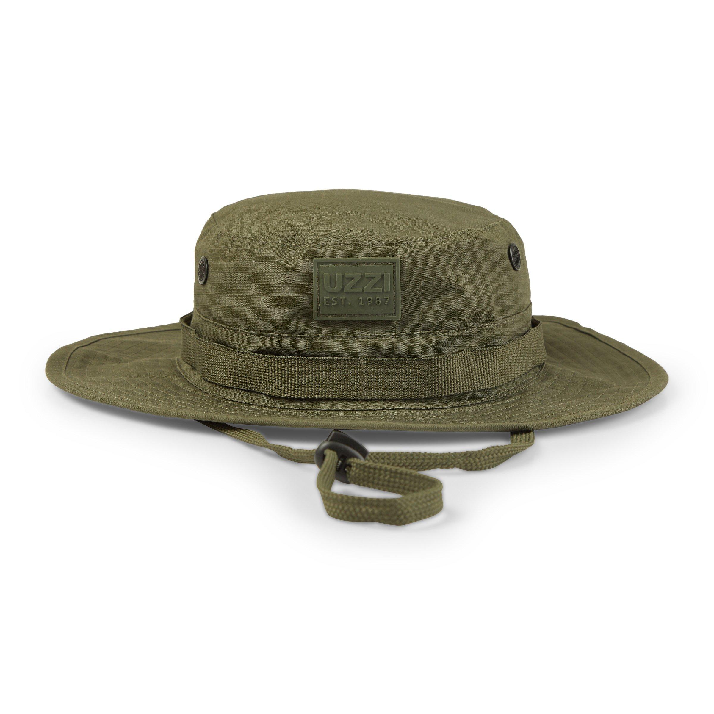 Green Wide Brim Bucket Hat (3182973) | UZZI