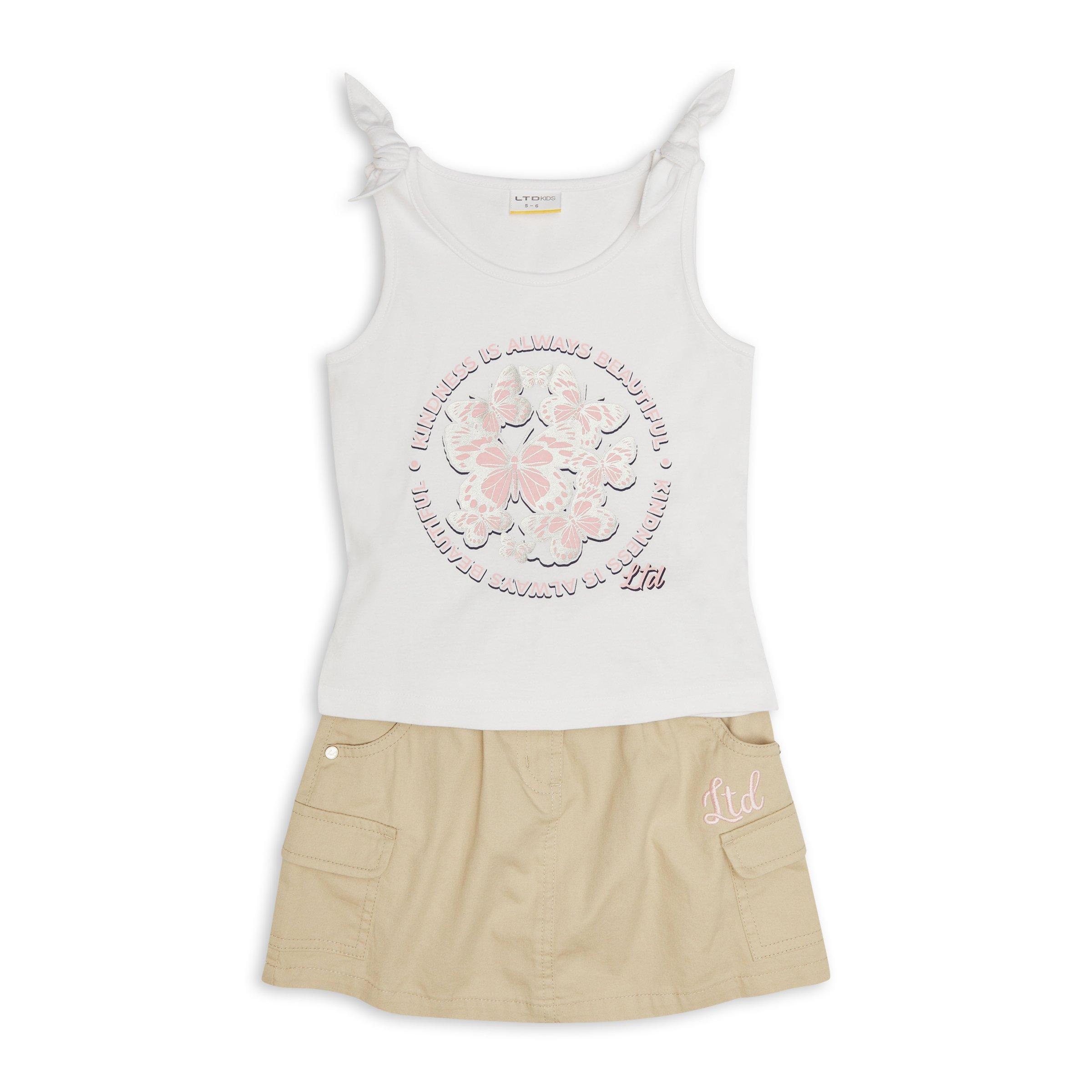Fancy Kids 4-Piece White Vest Set