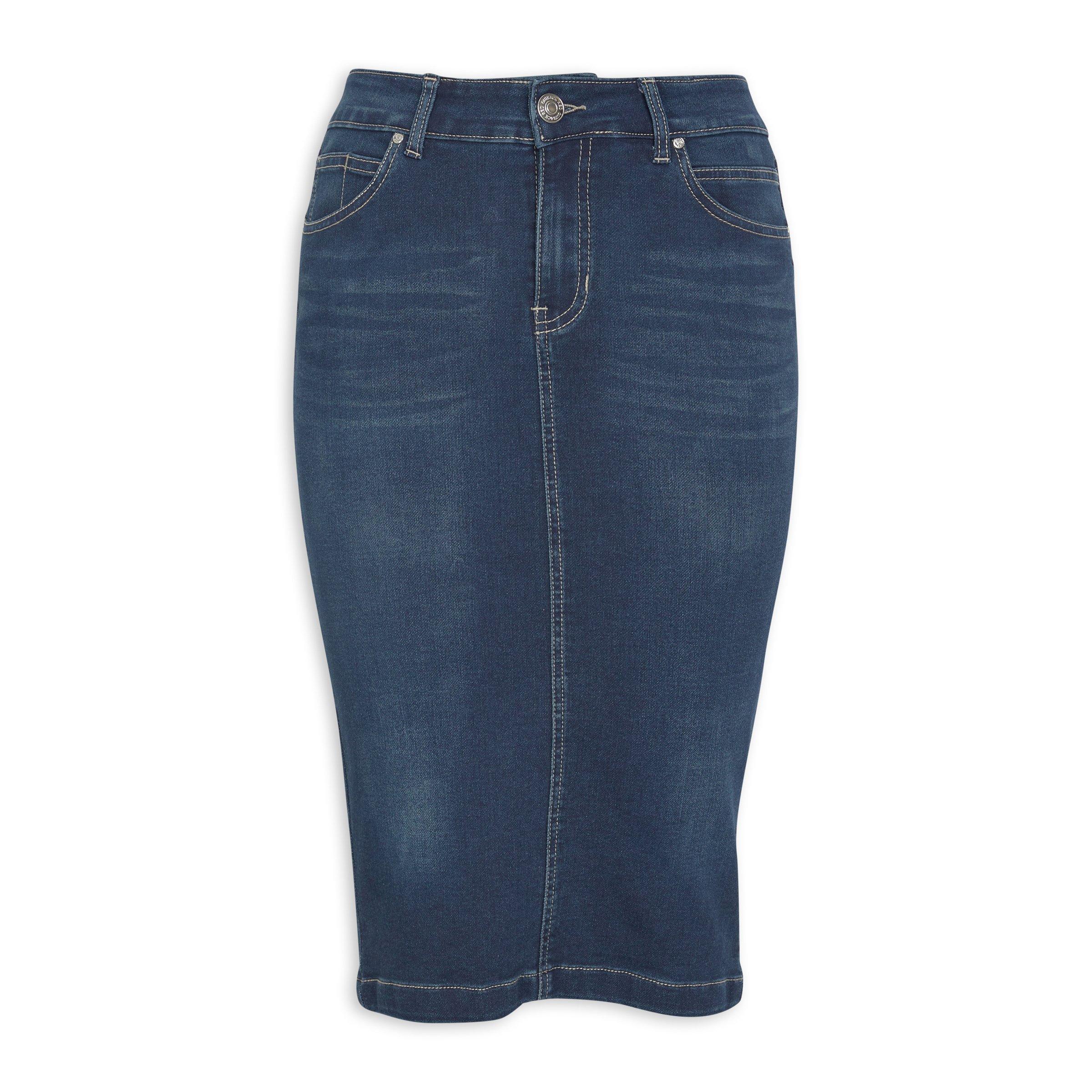 Denim Blue Skirt PD028 main image 1