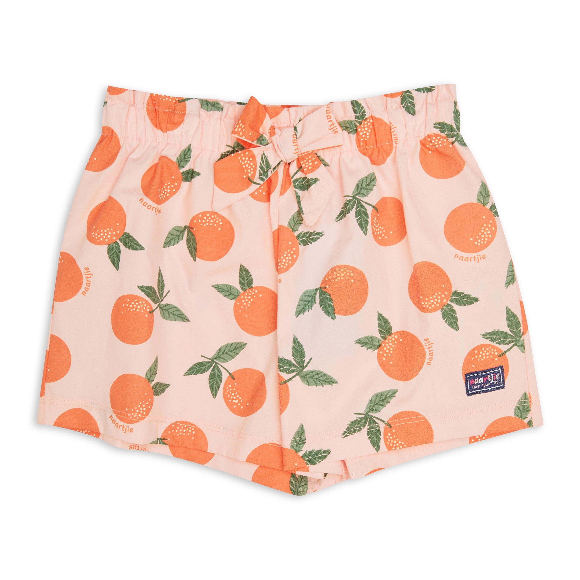 Kid Girls Pink Naartjie Print Shorts (3184097) | Naartjie