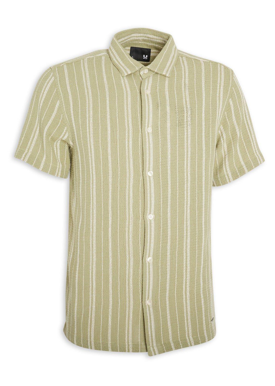 Z Supply Saxton Striped Rib Tee Sage Green main image 1