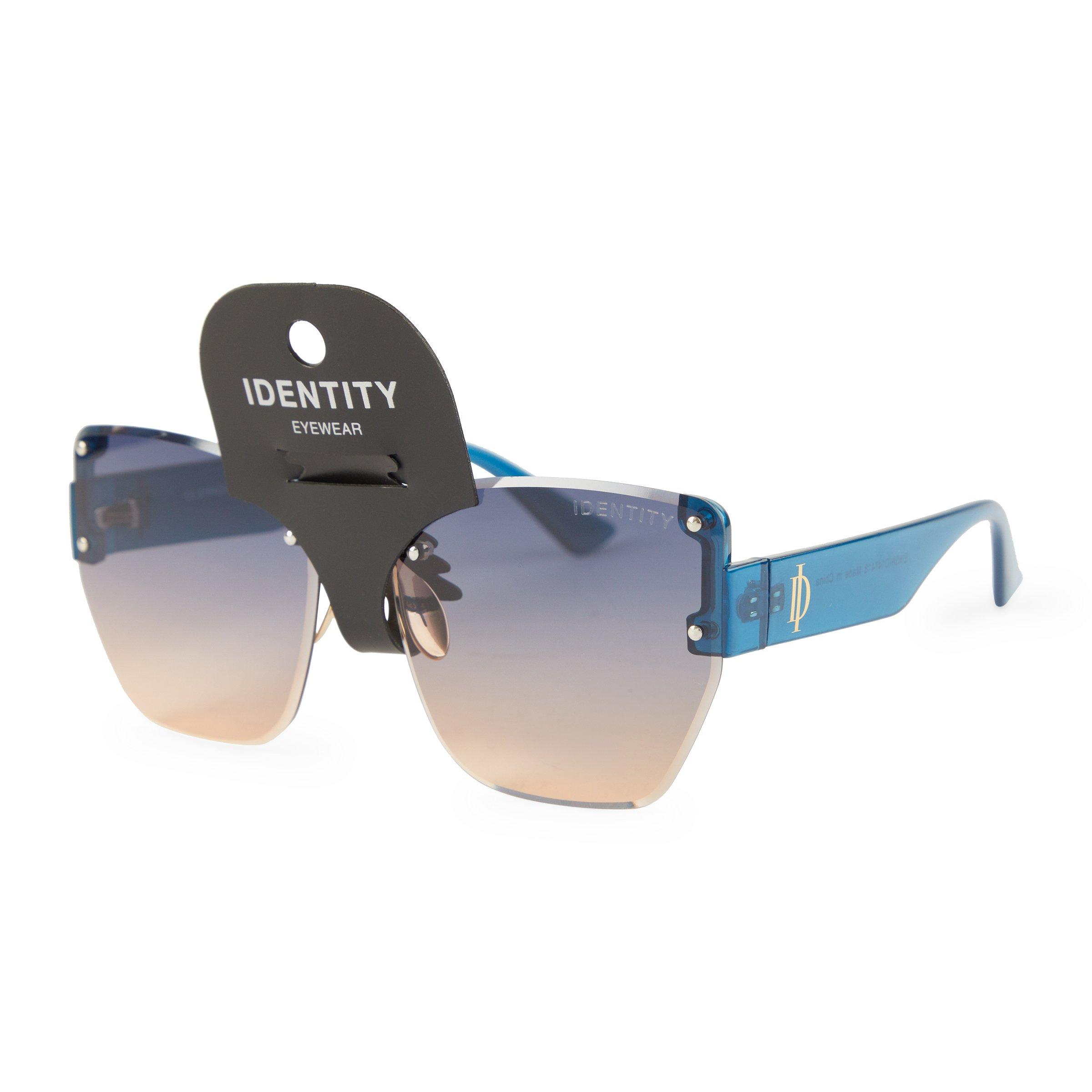 Blue Ombre Rimless Sunglasses (3184204) | Identity