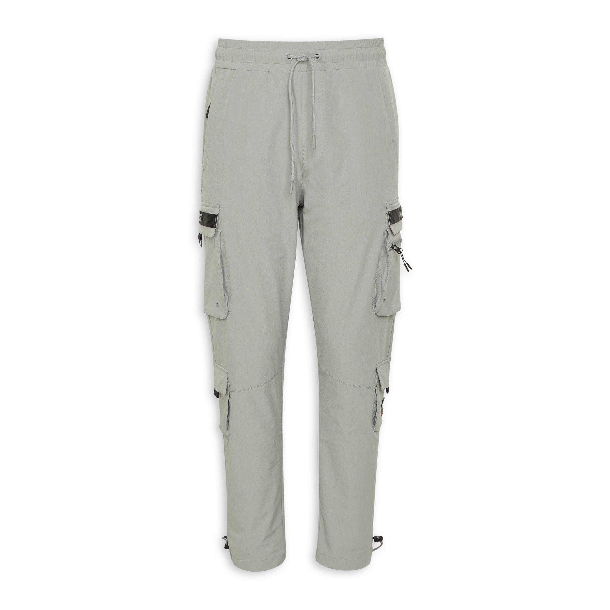 Grey Utility Pants (3184898) | UZZI