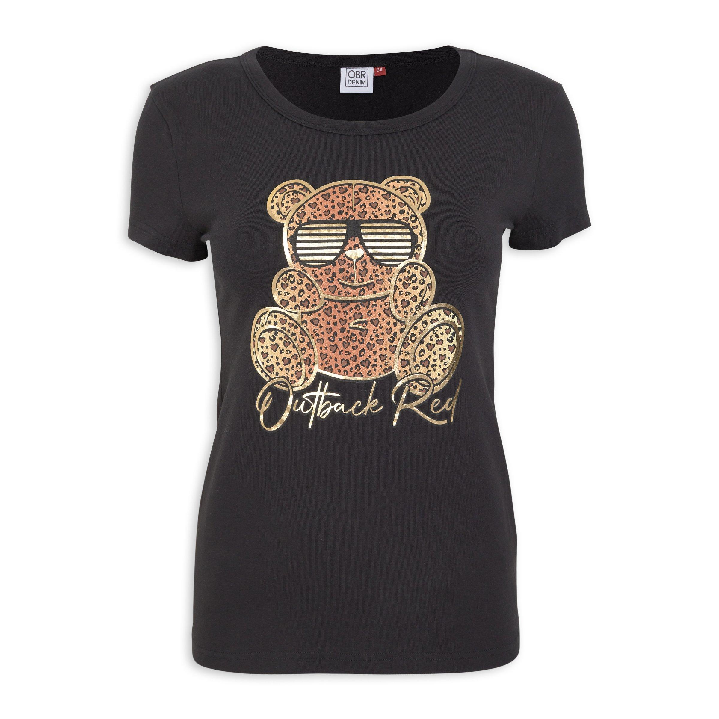 Black and Gold Teddy Bear T-shirt (3185102) OUTBACK RED