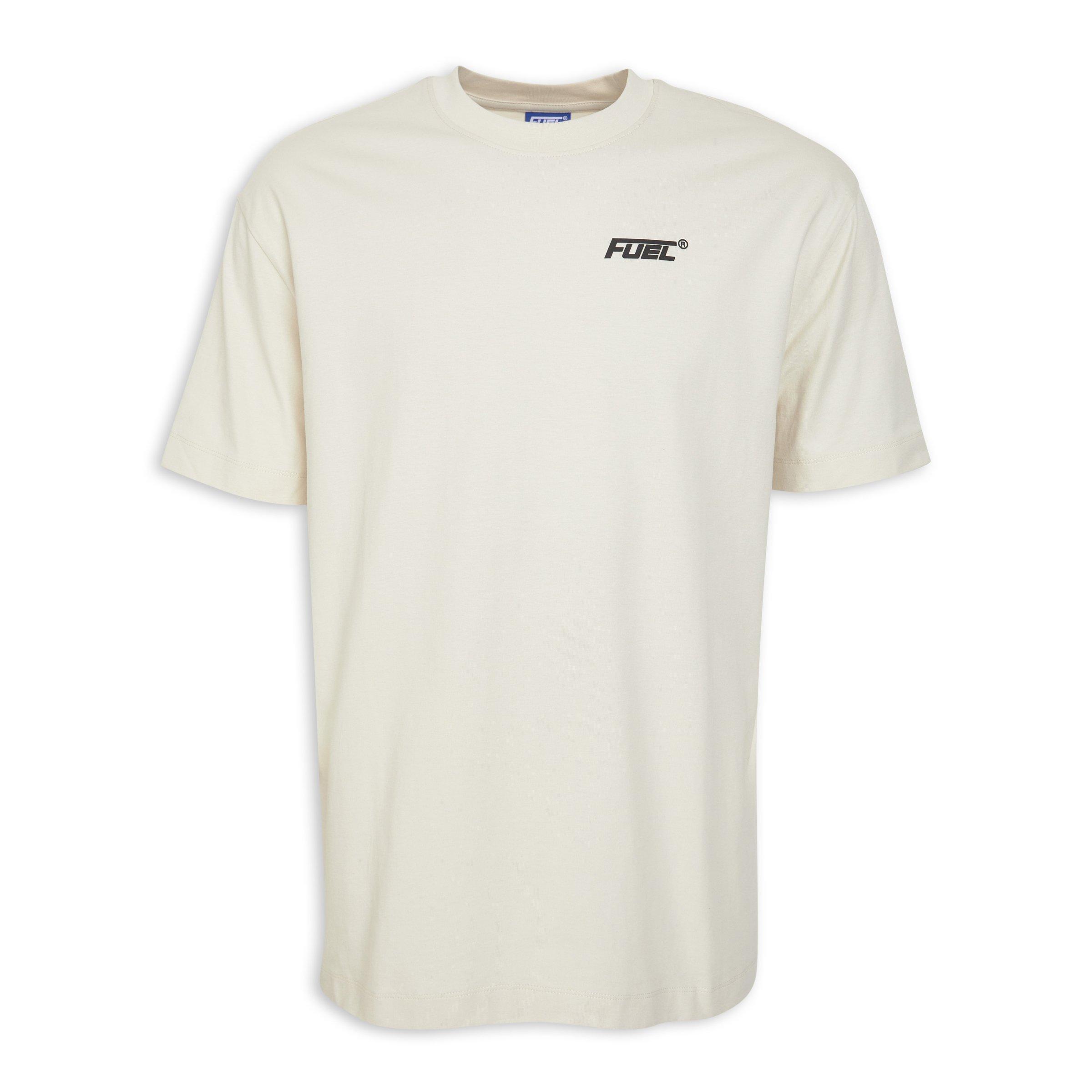 7879 Beige Plain T-Shirt