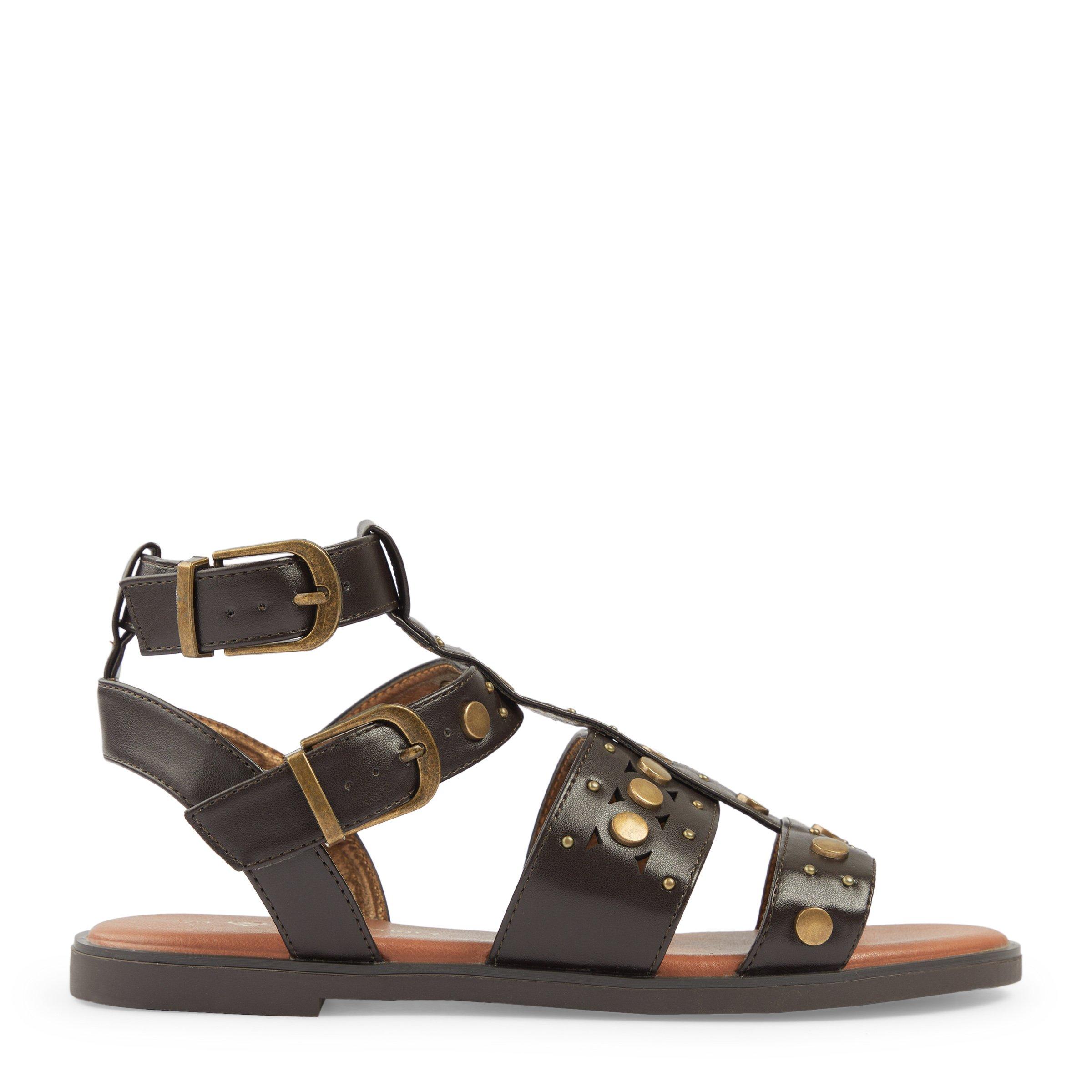 TCSS×HONEY　コラボ　タッパー　レディース　クリティカルスライド Brown Gladiator Sandals (3185212) | Ginger Mary