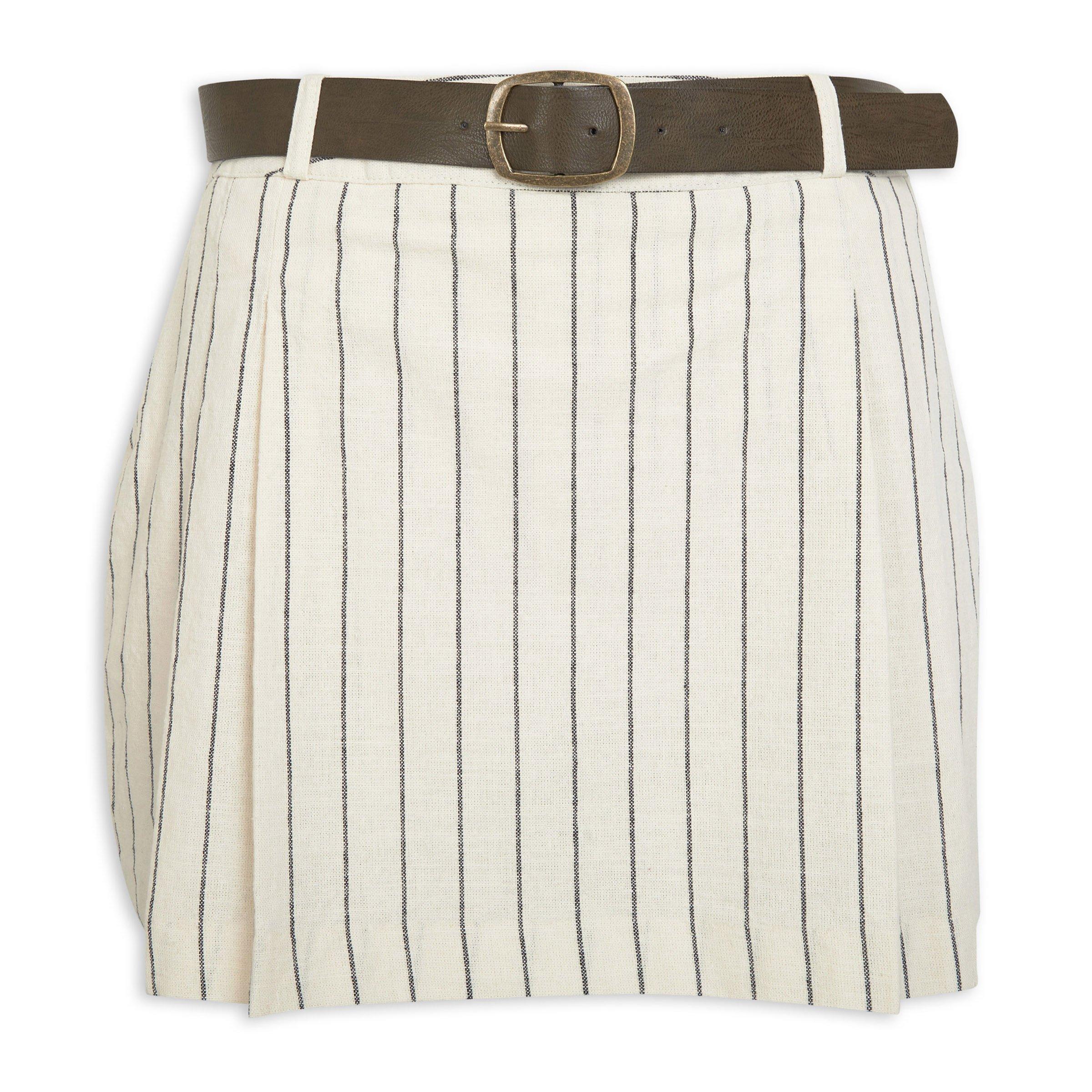 Black and White Striped Skort (3186398) | Hey Betty