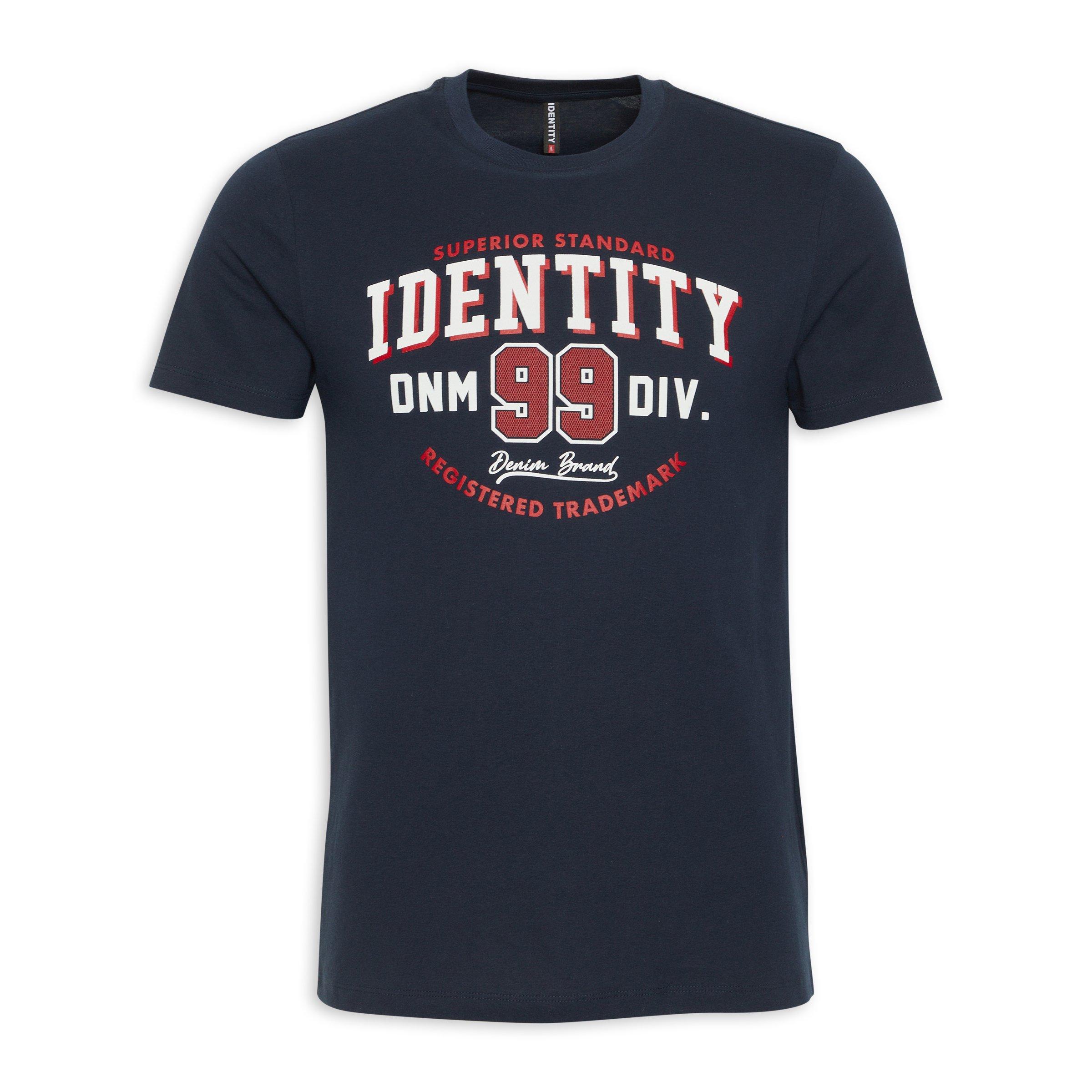 Navy University Logo T-Shirt