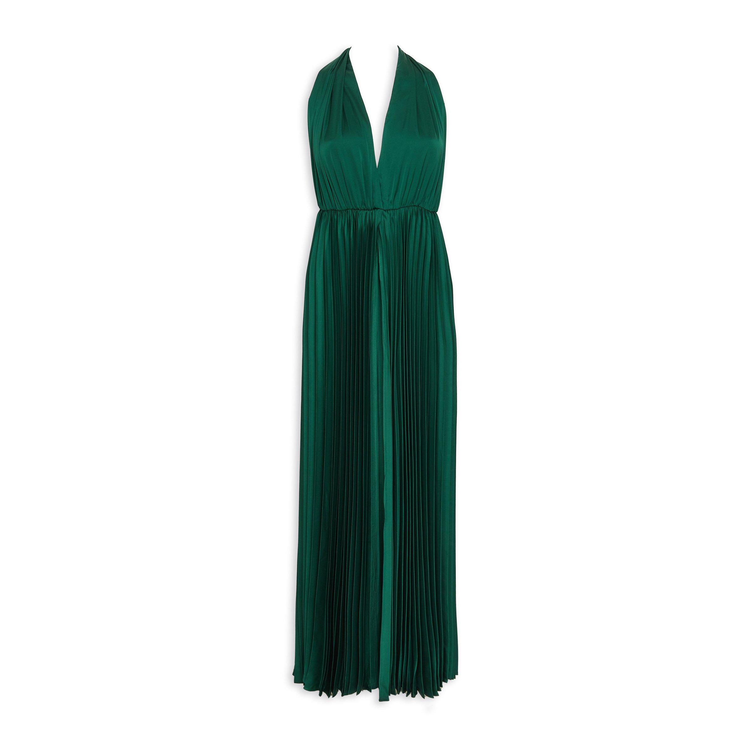 Emerald Green Pleated Multi Way Dress 3186659 Miss Port