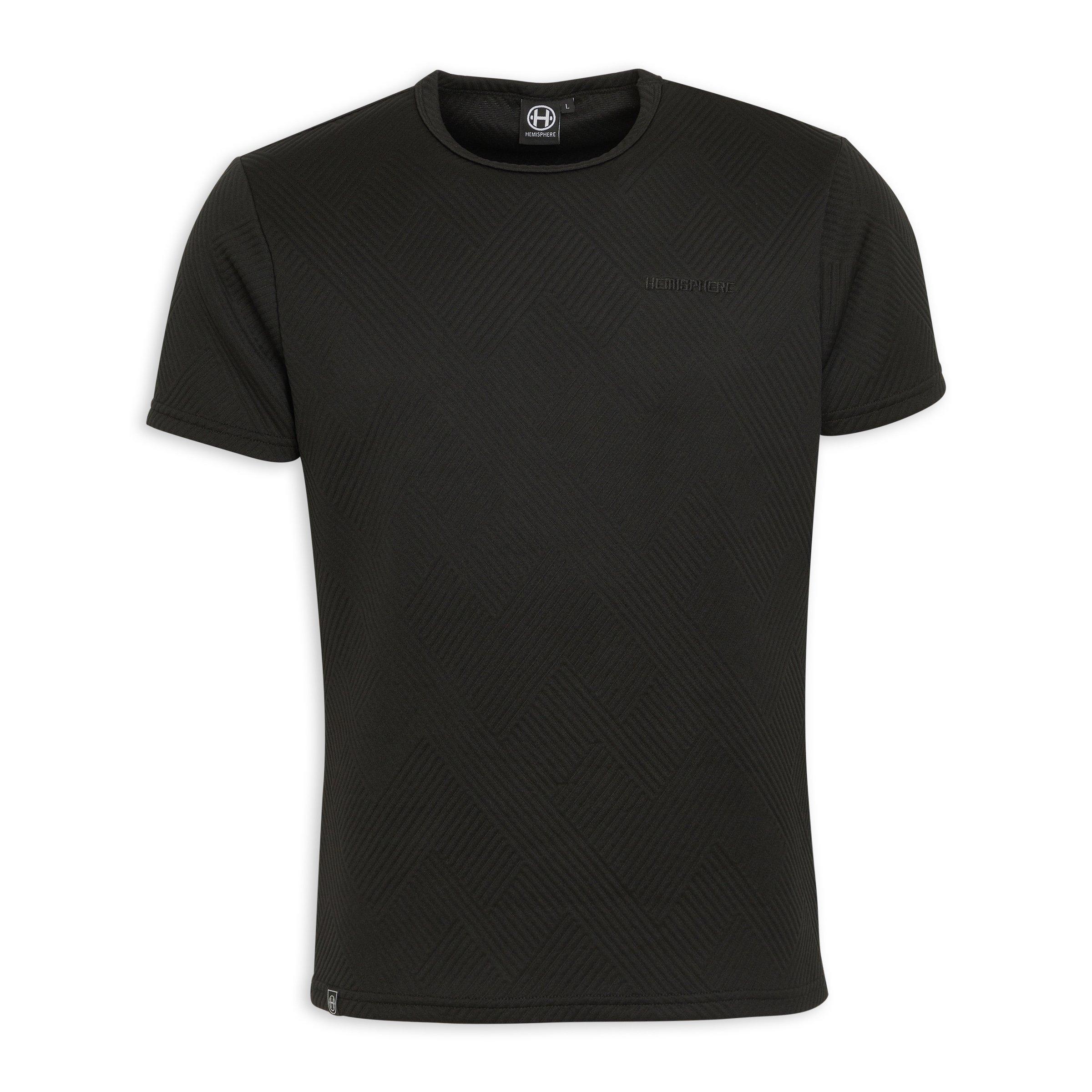 8162 Black Crew Neck T-Shirt