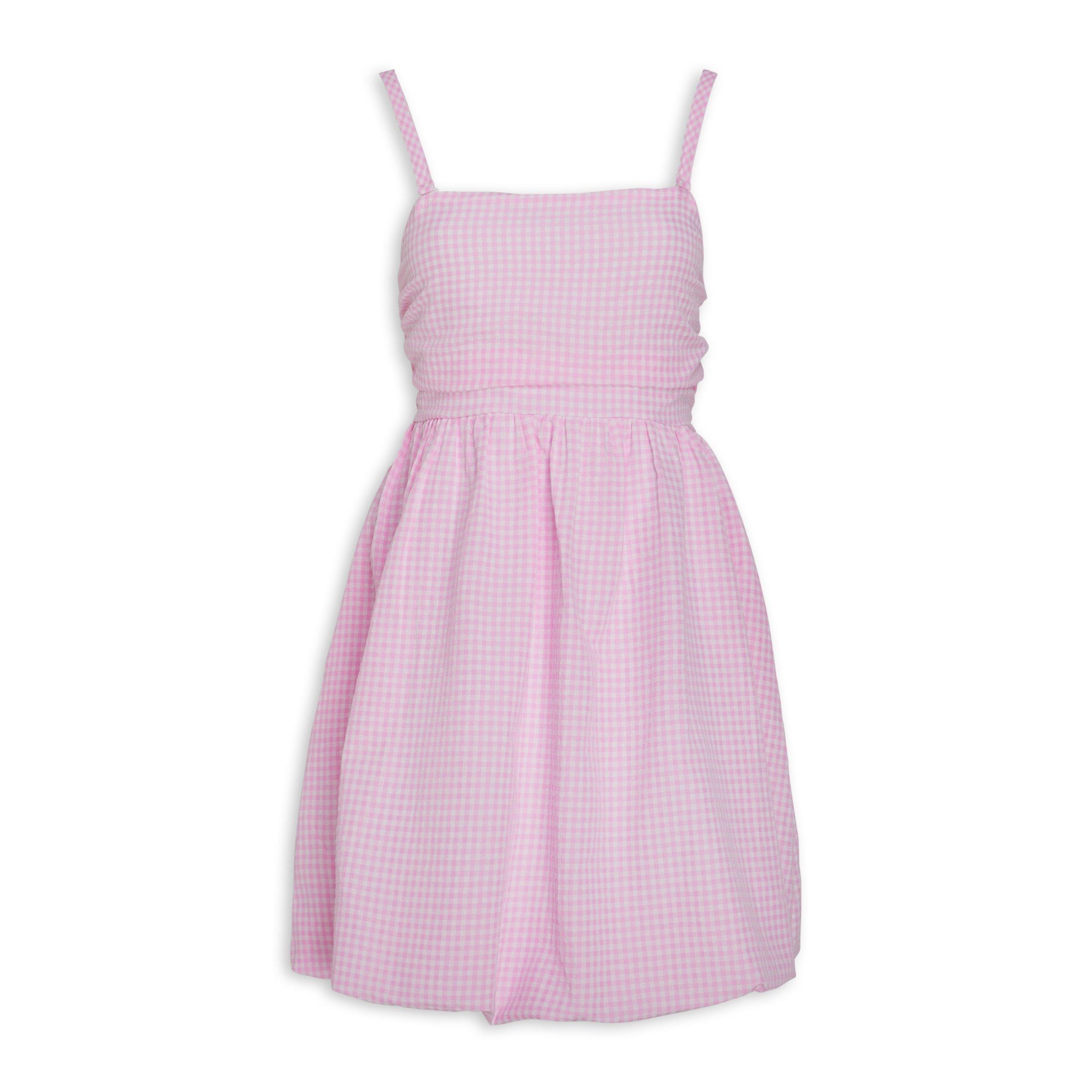 open lace back dress CARLA Lilac Gingham Print Mini Dress – OOTO CLOTHING main image 1