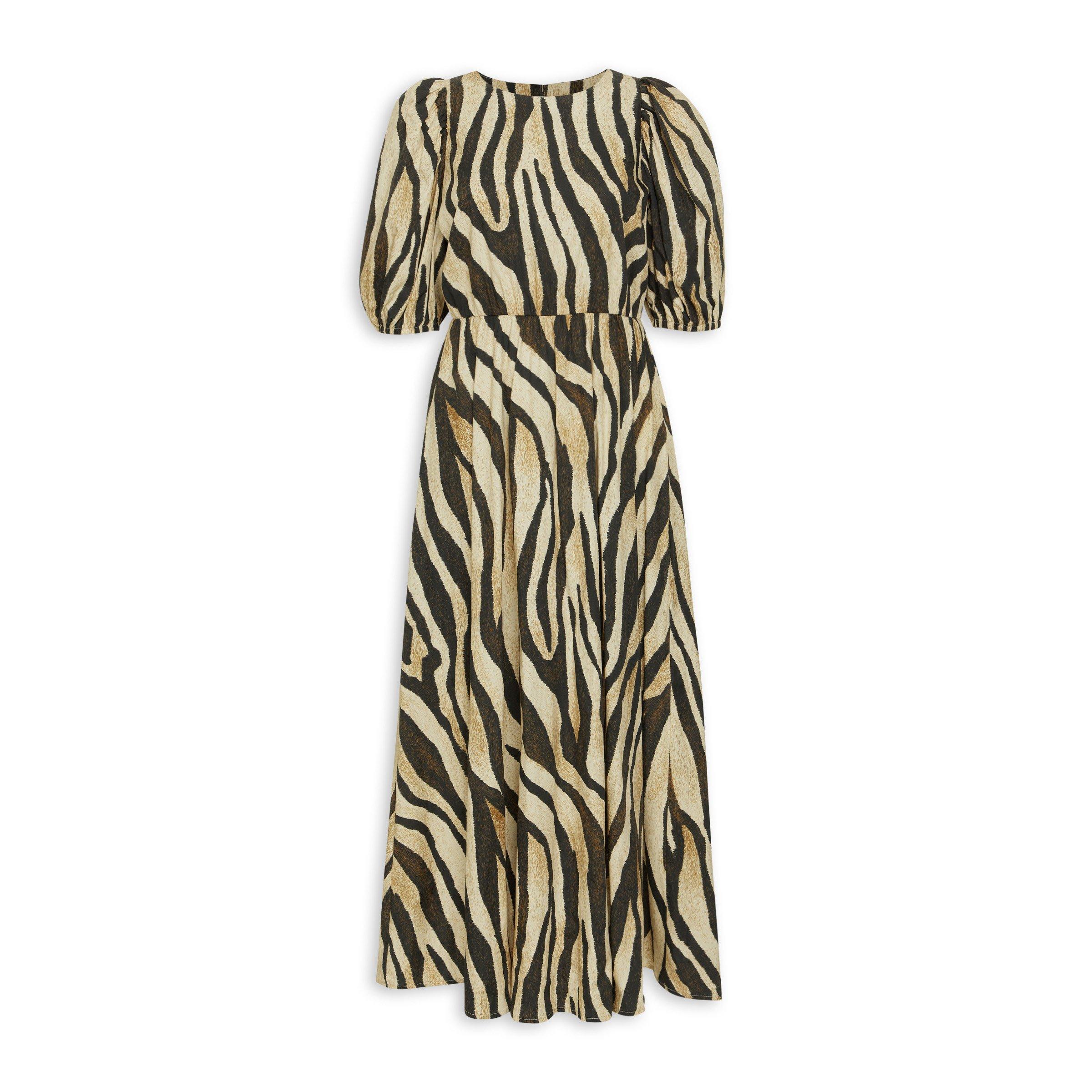 Black Animal Print Dress Black Animal Print Dress