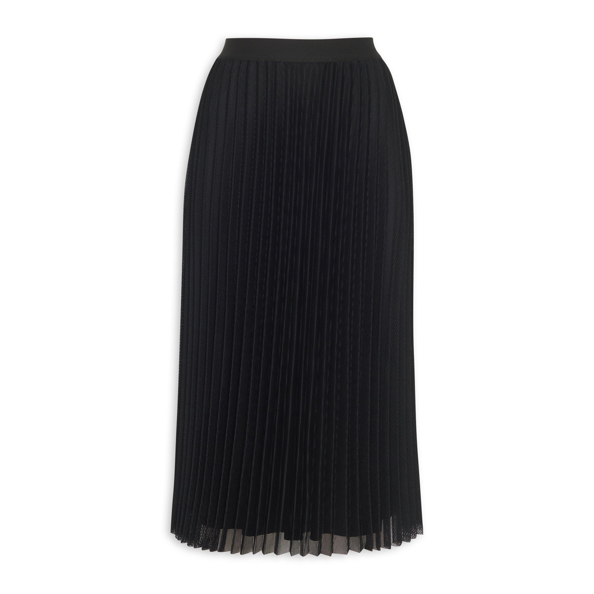 PHY-A0111 BLACK PLEATED SKIRT main image 0