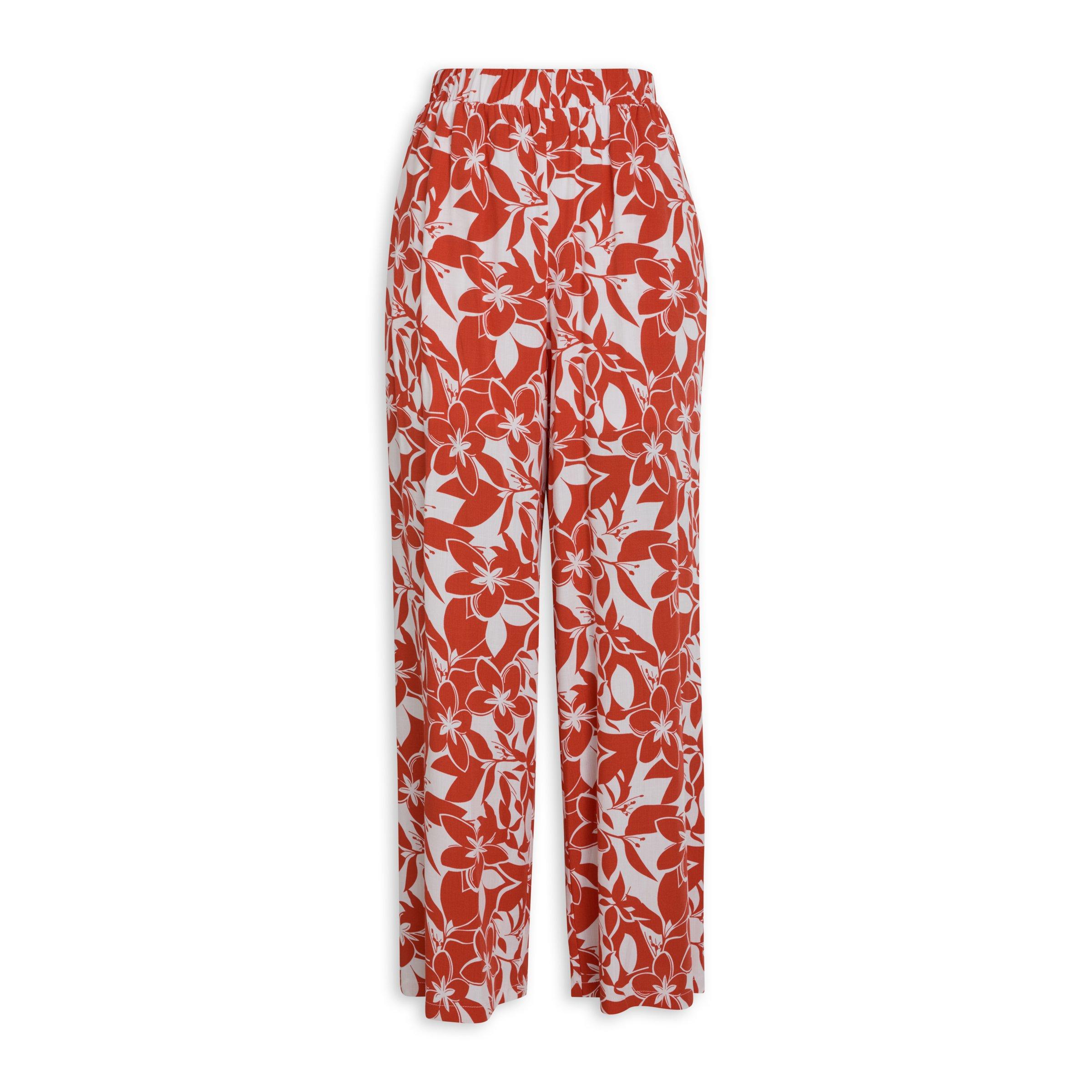 Floral Print Wide Leg Pants (3187563) | Identity