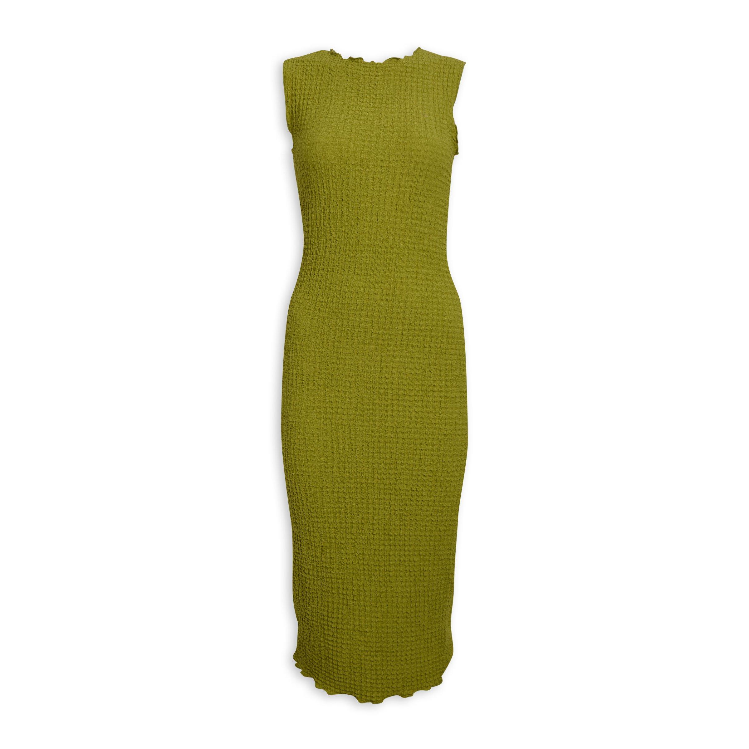 Basic green dress hotsell