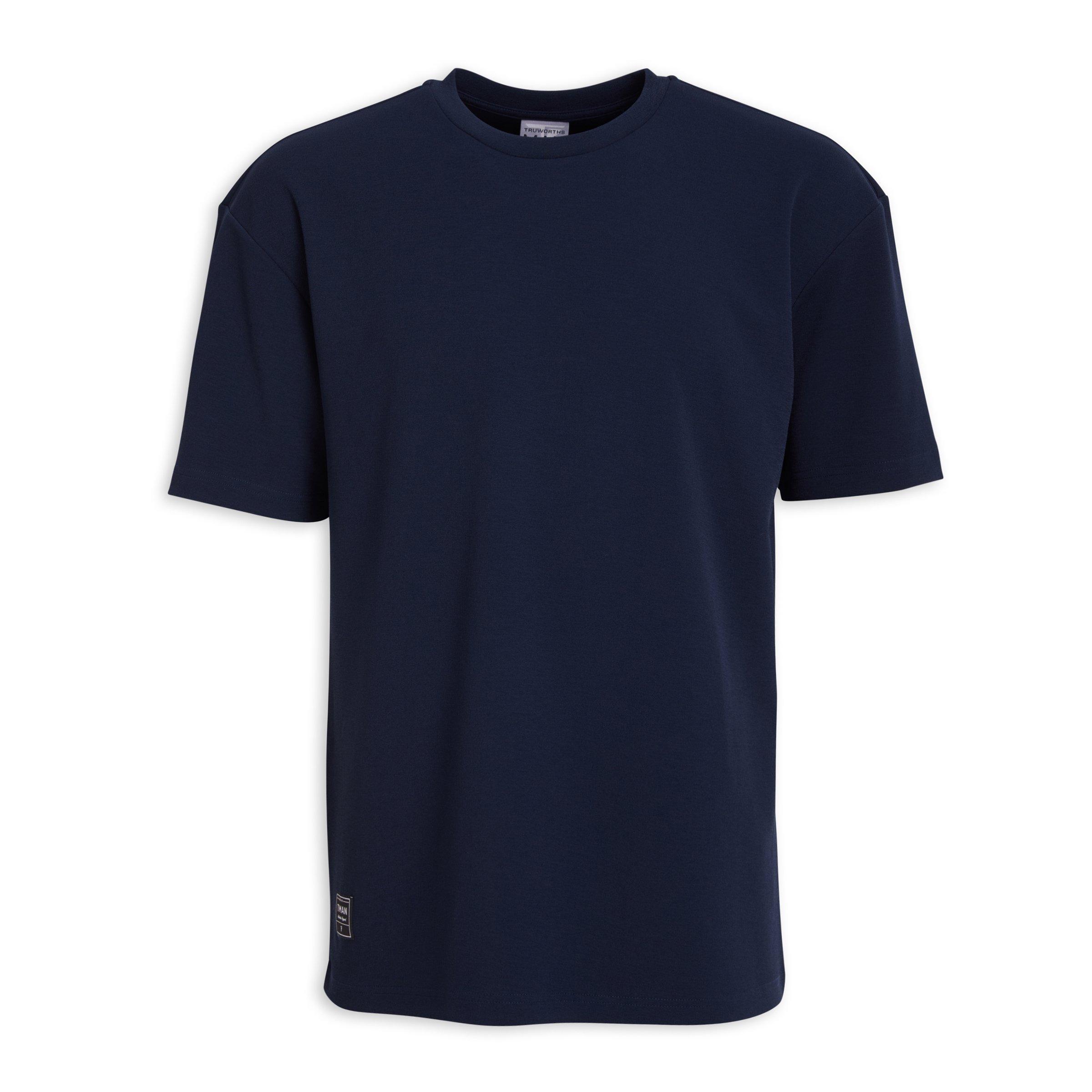 Navy Boxy T-shirt (3188664) | Truworths Man