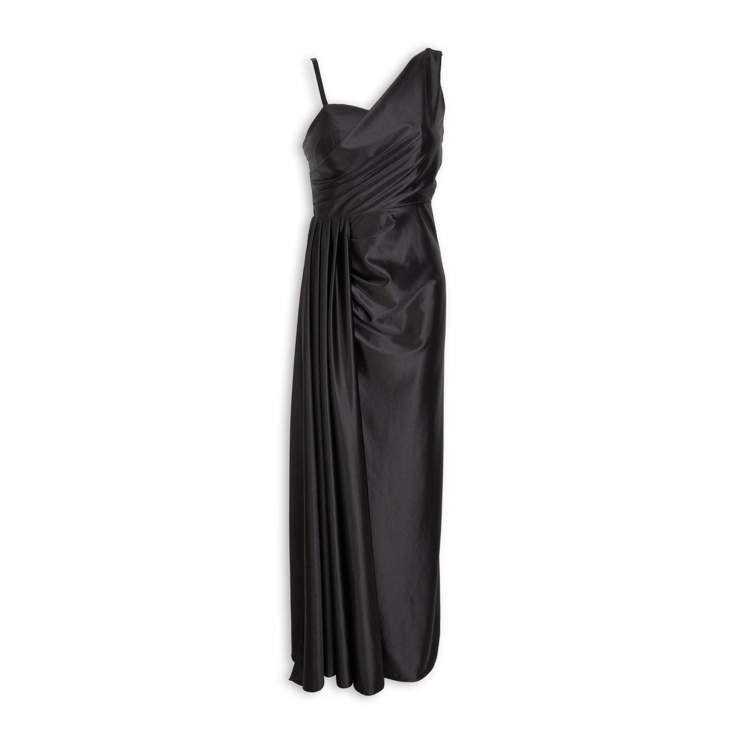 Black Satin Maxi Dress (3188898) | RSVP