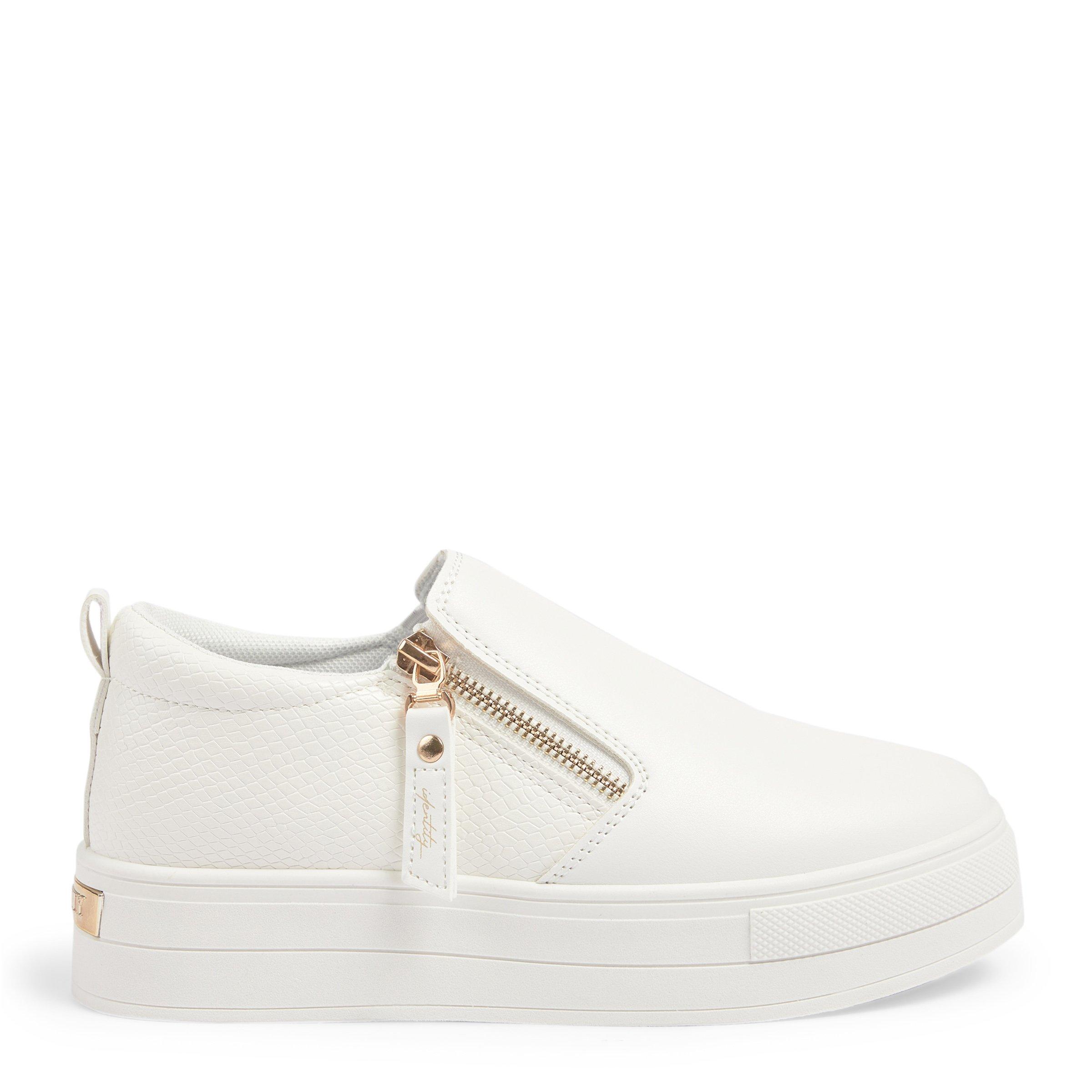 White Slip On Sneakers