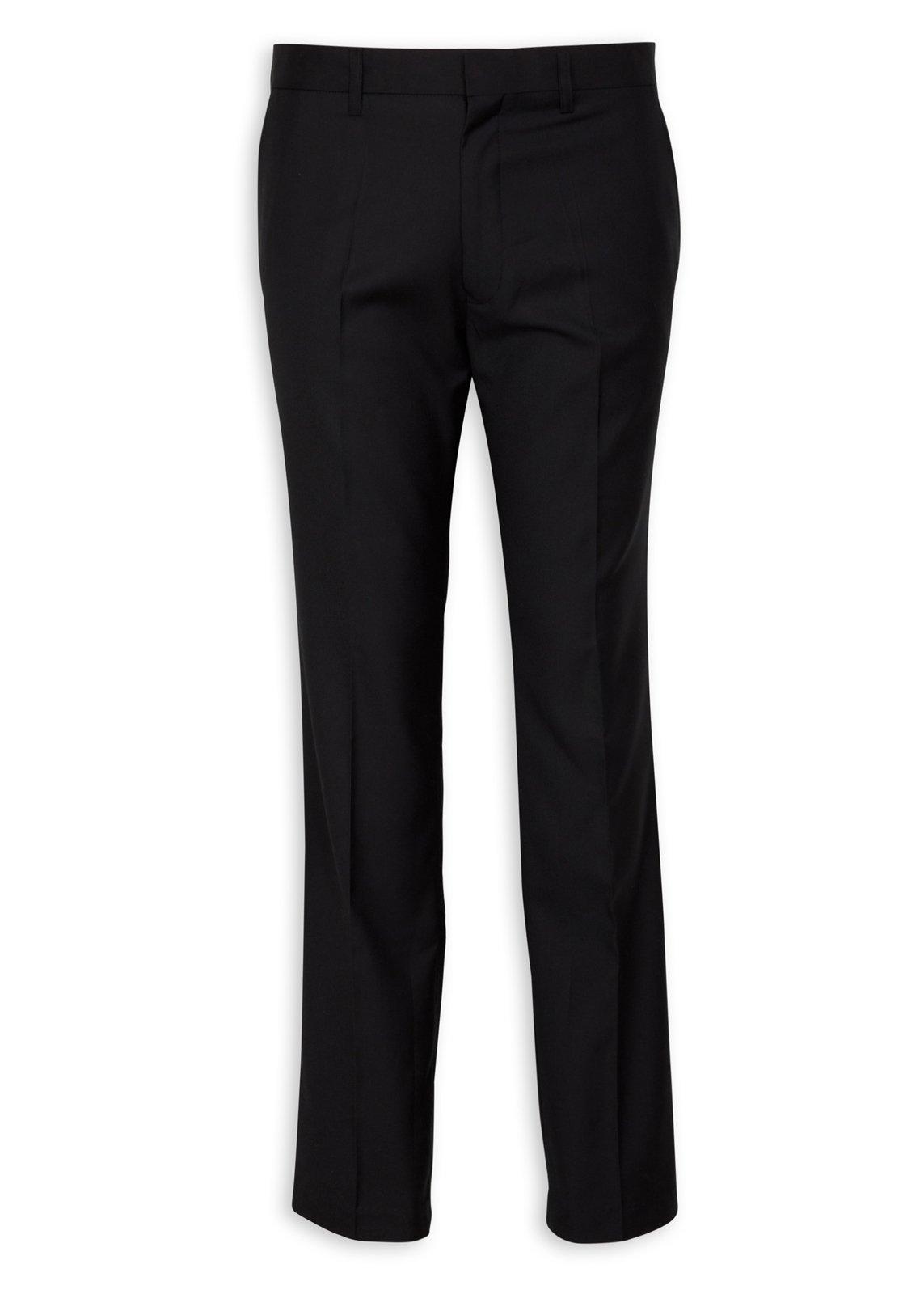Black Regular Fit Pants (3189148) | Truworths Man