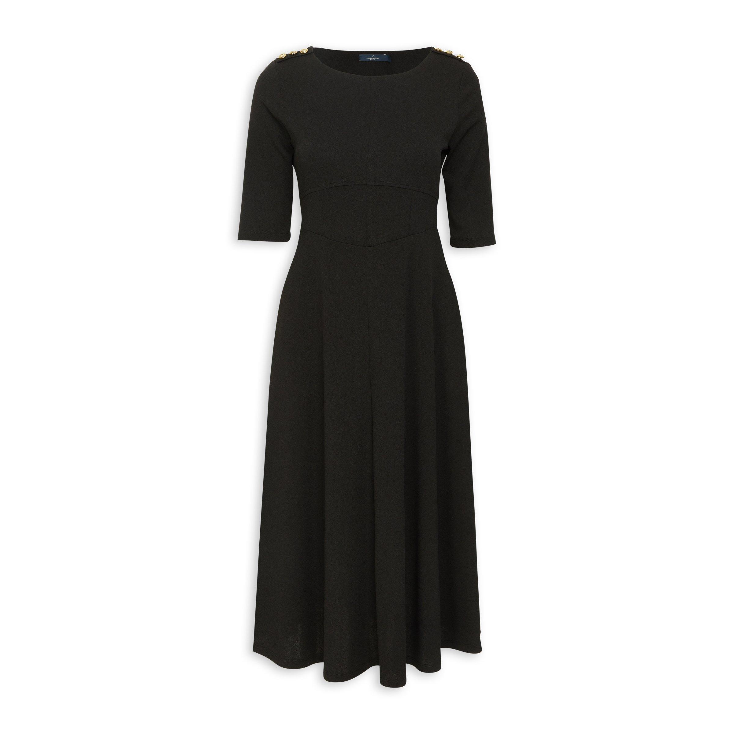 Black Fit and Flare Dress (3189173) | Daniel Hechter