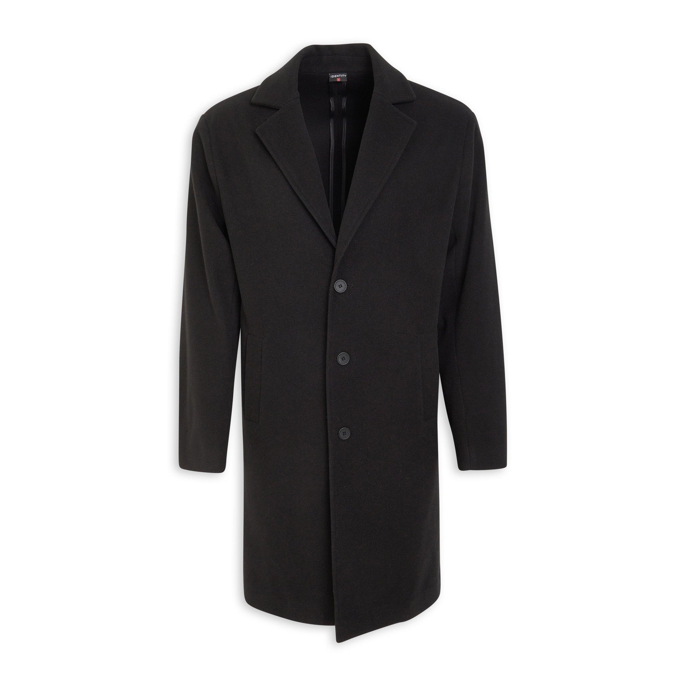 Black Melton Coat (3189270) | Identity