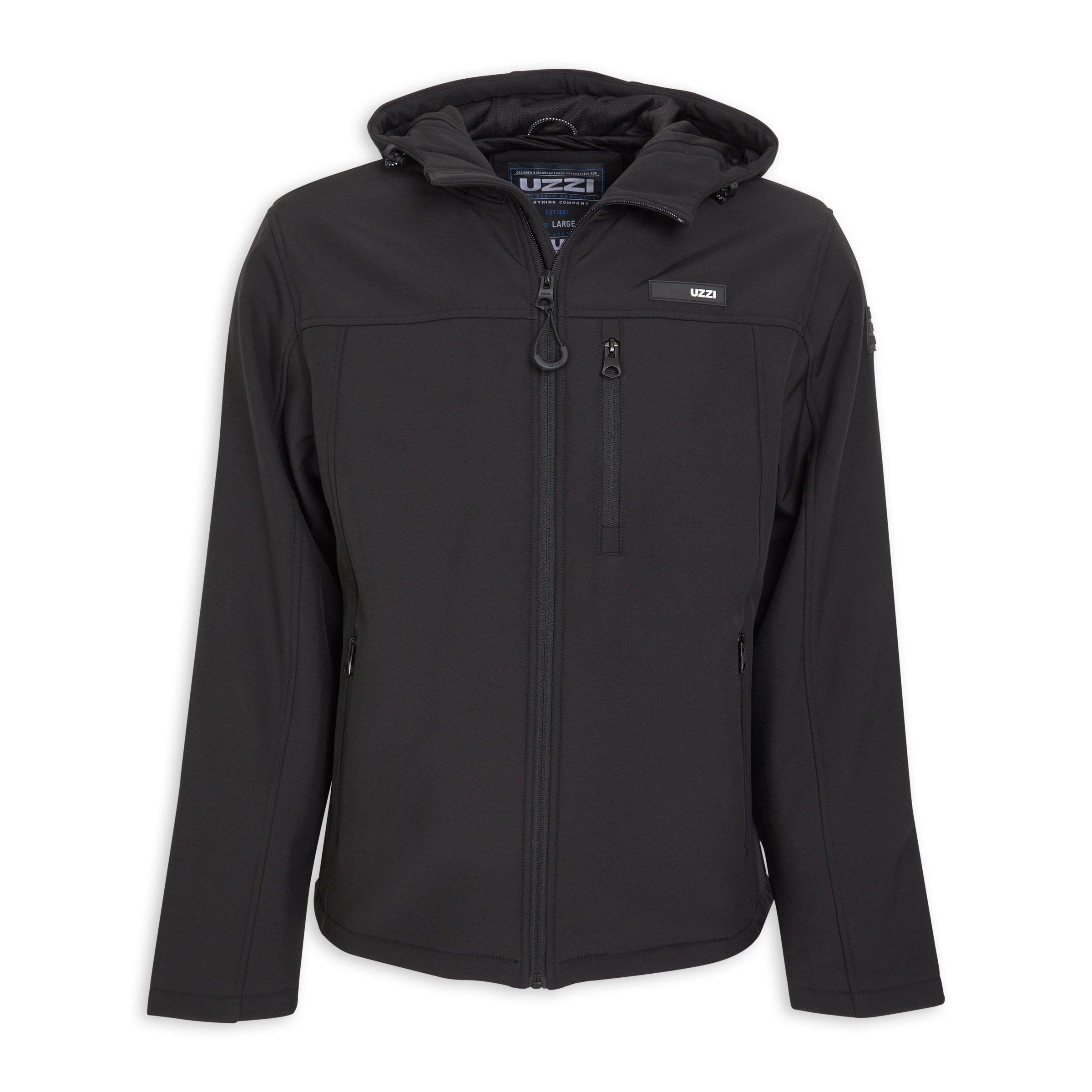 Black Soft Shell Jacket (3189669) | UZZI