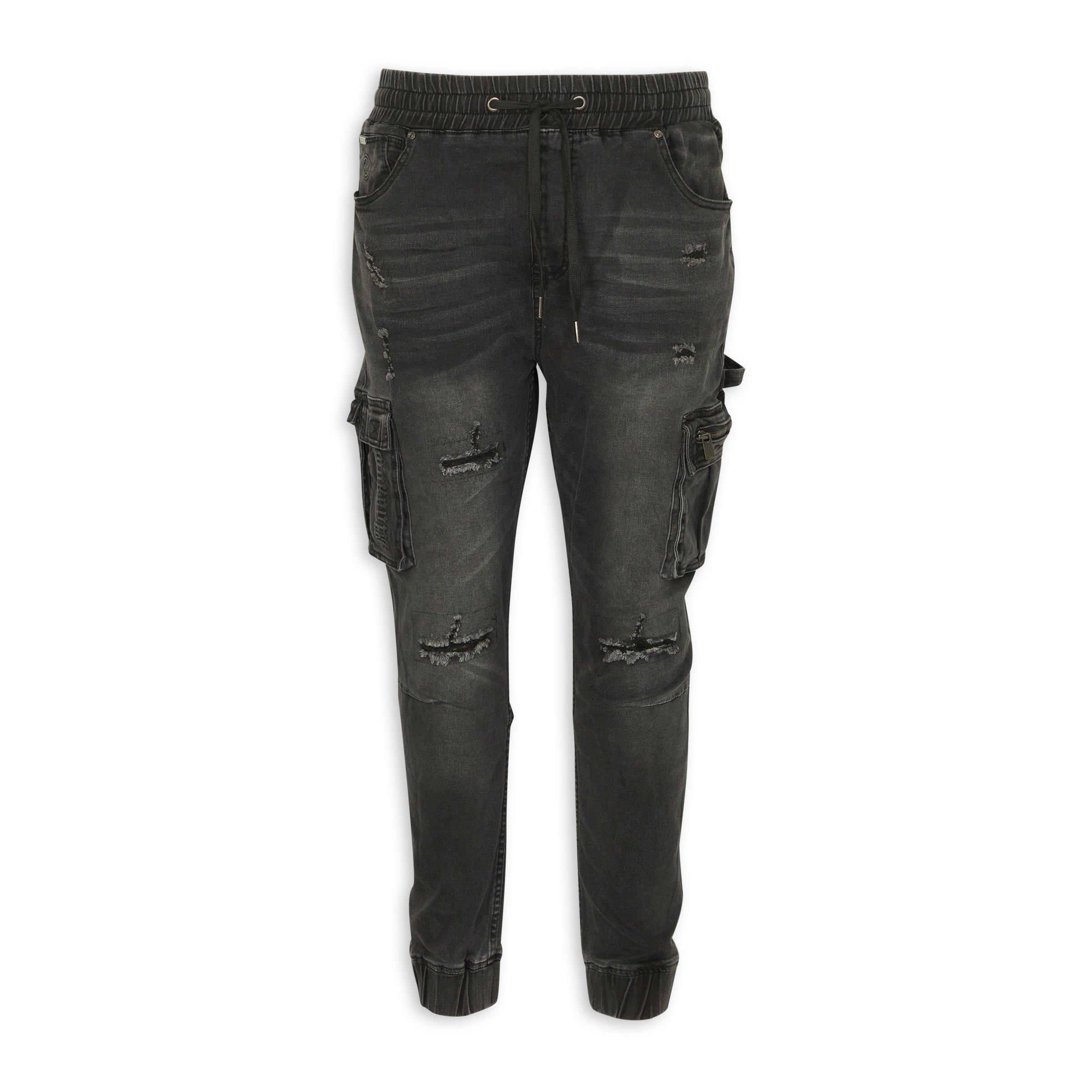 Black Denim Jogger Pants (3190033) | Moskow