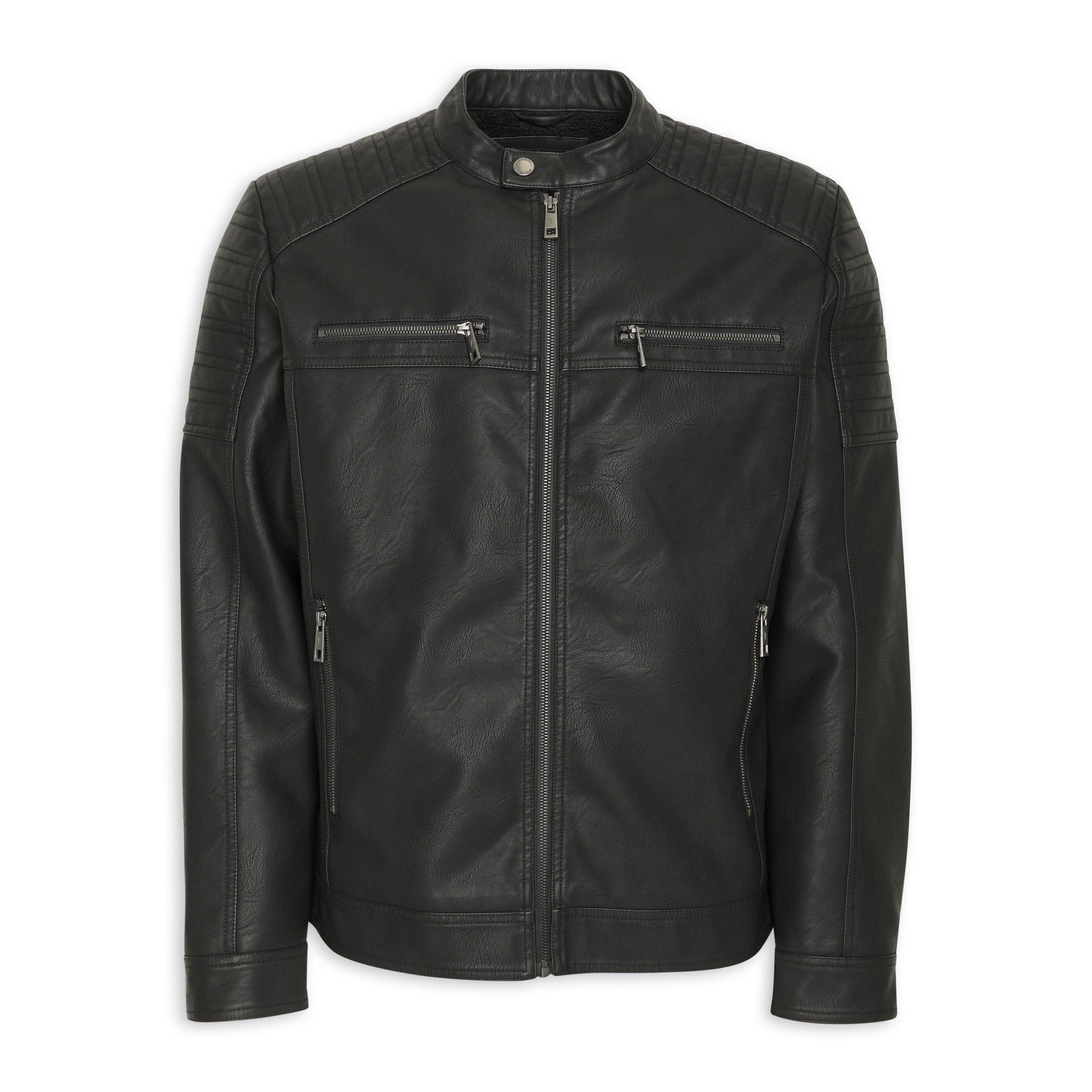 Biker Jacket Truworths Man Uzzi Jackets Black Biker Jacket