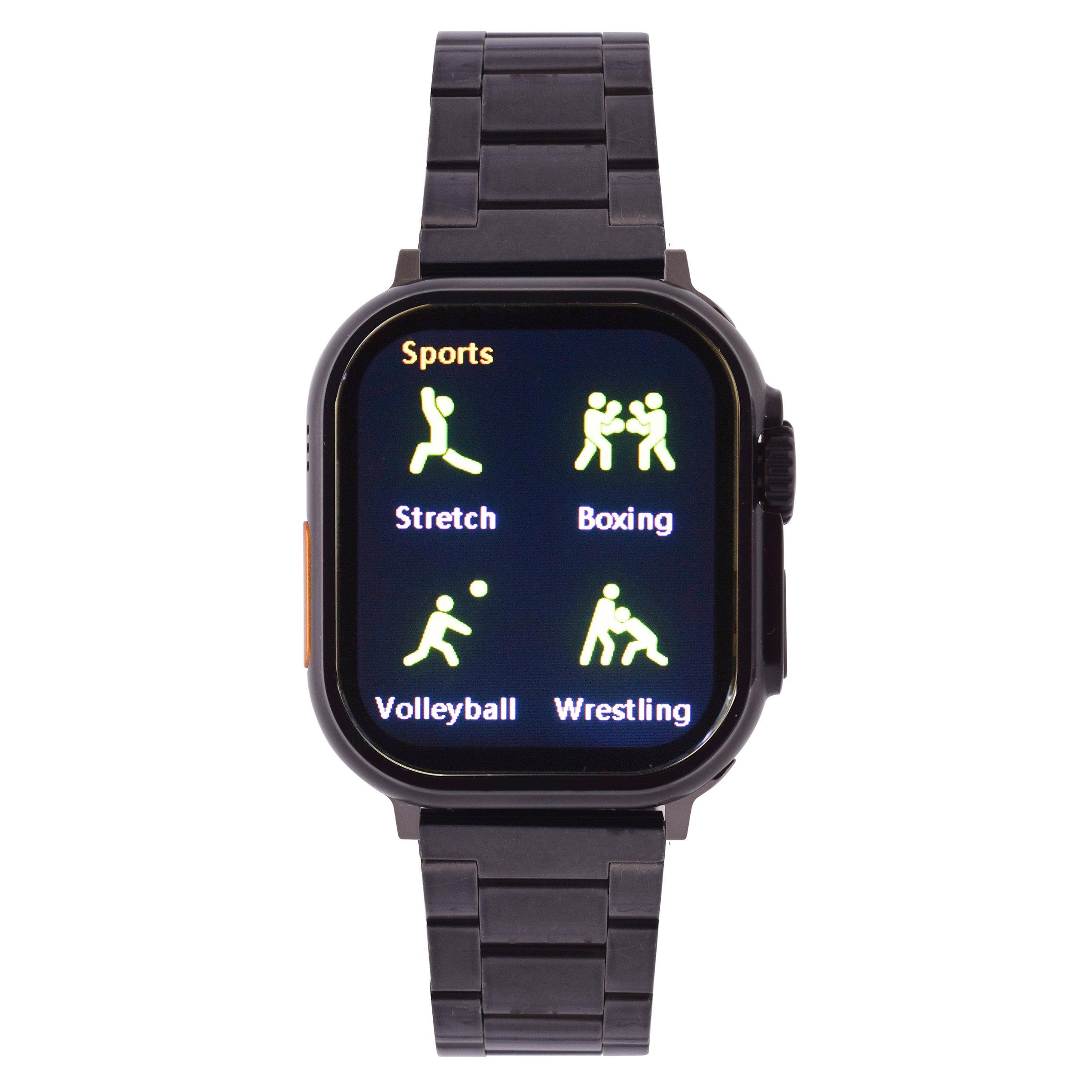 Black Metal Smart Watch