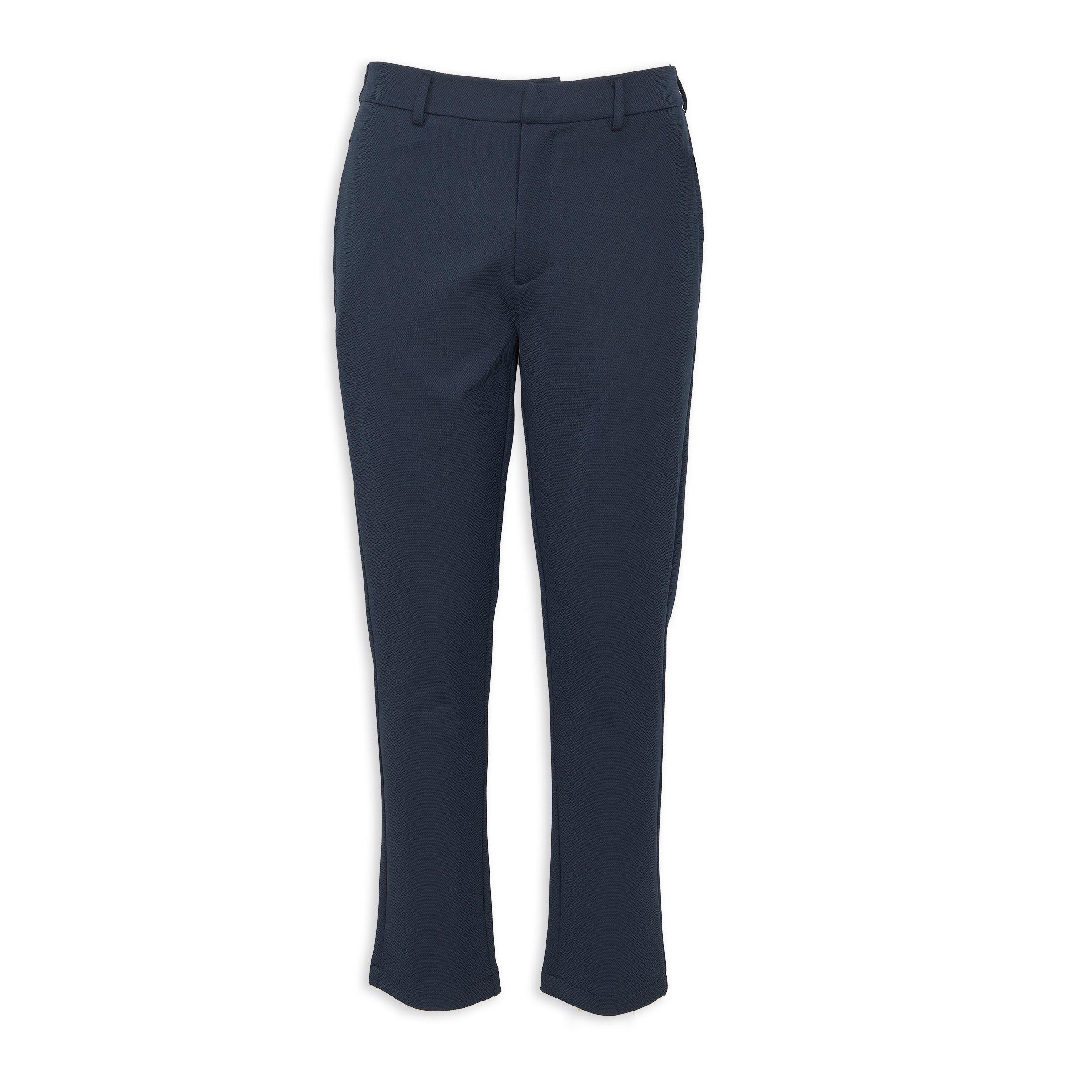 One Varones Boys Navy Slim Leg Trousers:- 10-05042L 07 main image 0