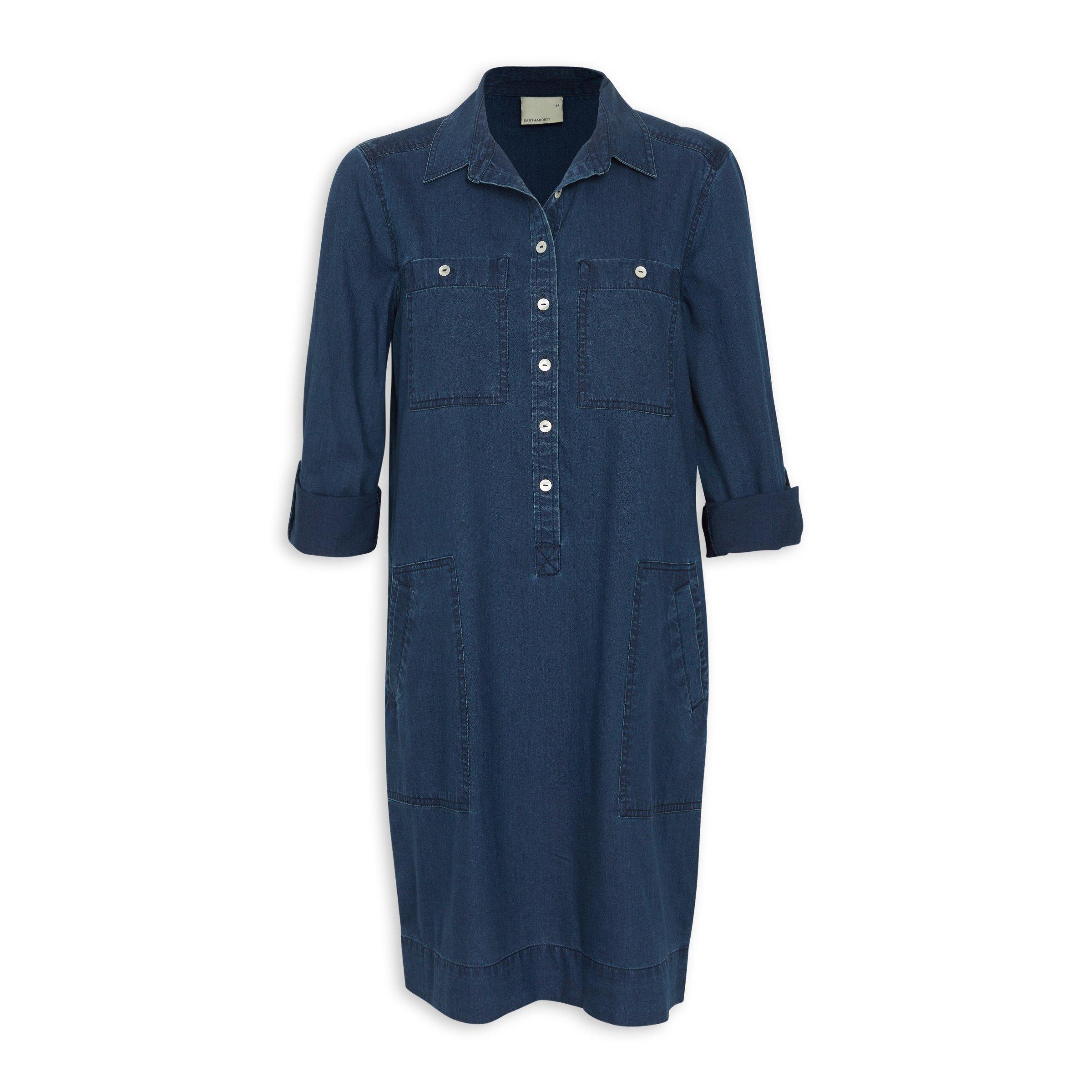 white christmas dresses HIT THE TOWN FEATHER TRIM DENIM MAXI DRESS – AKIRA main image 1