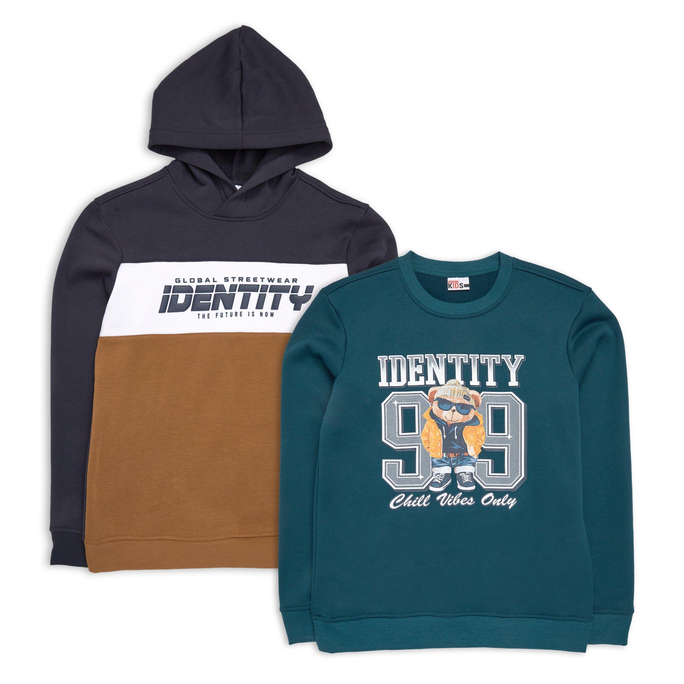 Boys 2-pack Hoodie and Sweat Top (3191898) | Identity
