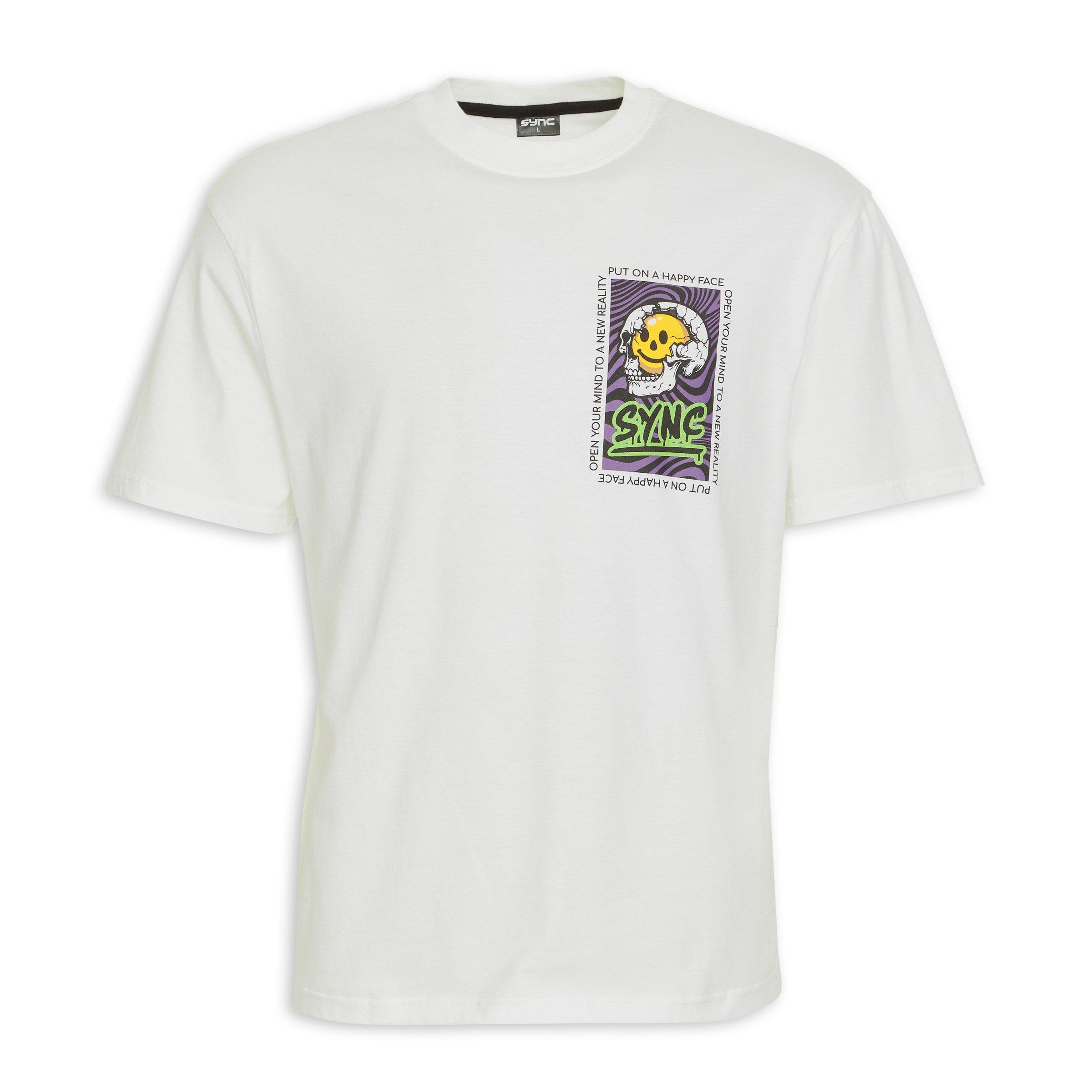 White back and front t-shirt (3192401) | Identity X Sync